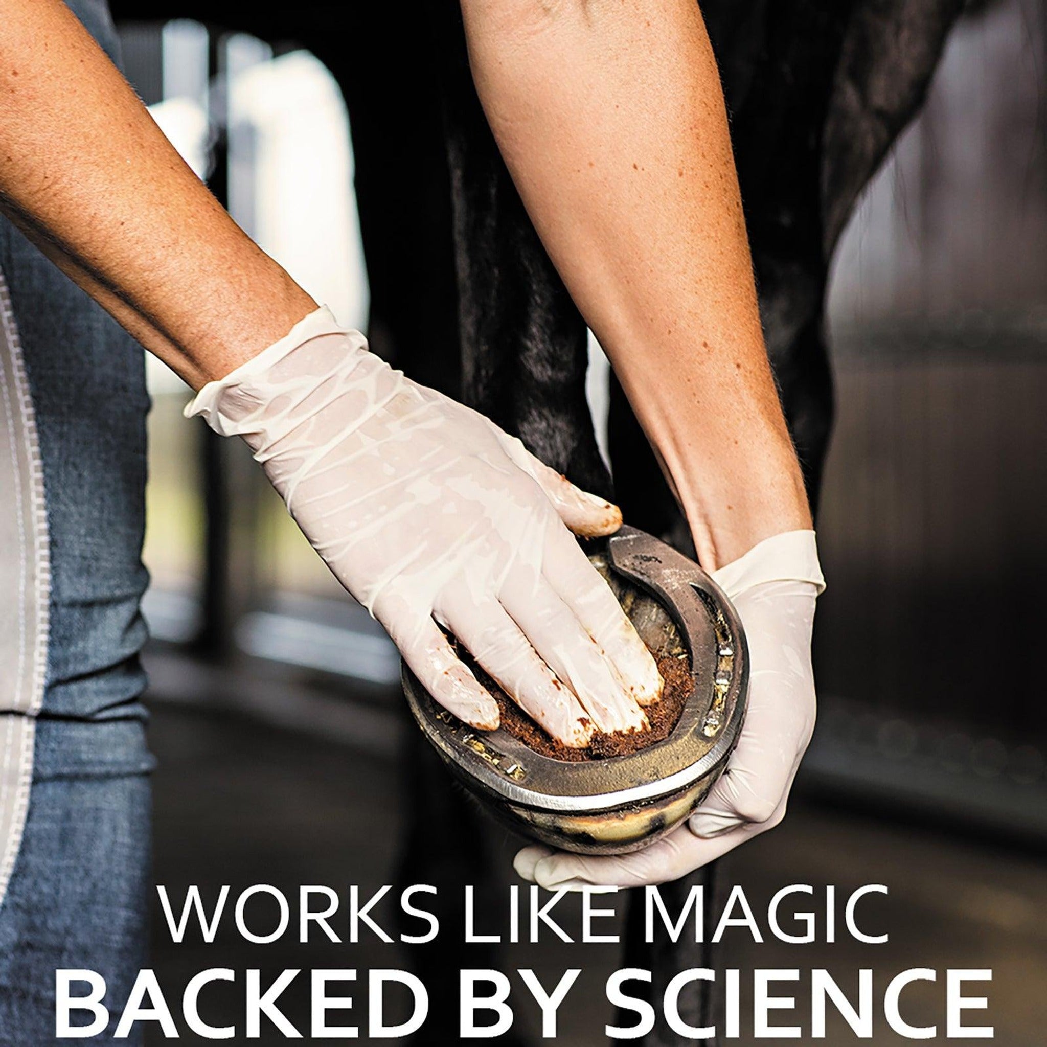 Absorbine Hooflex Magic Cushion Xtreme hoof packing, works like magic, backed by science