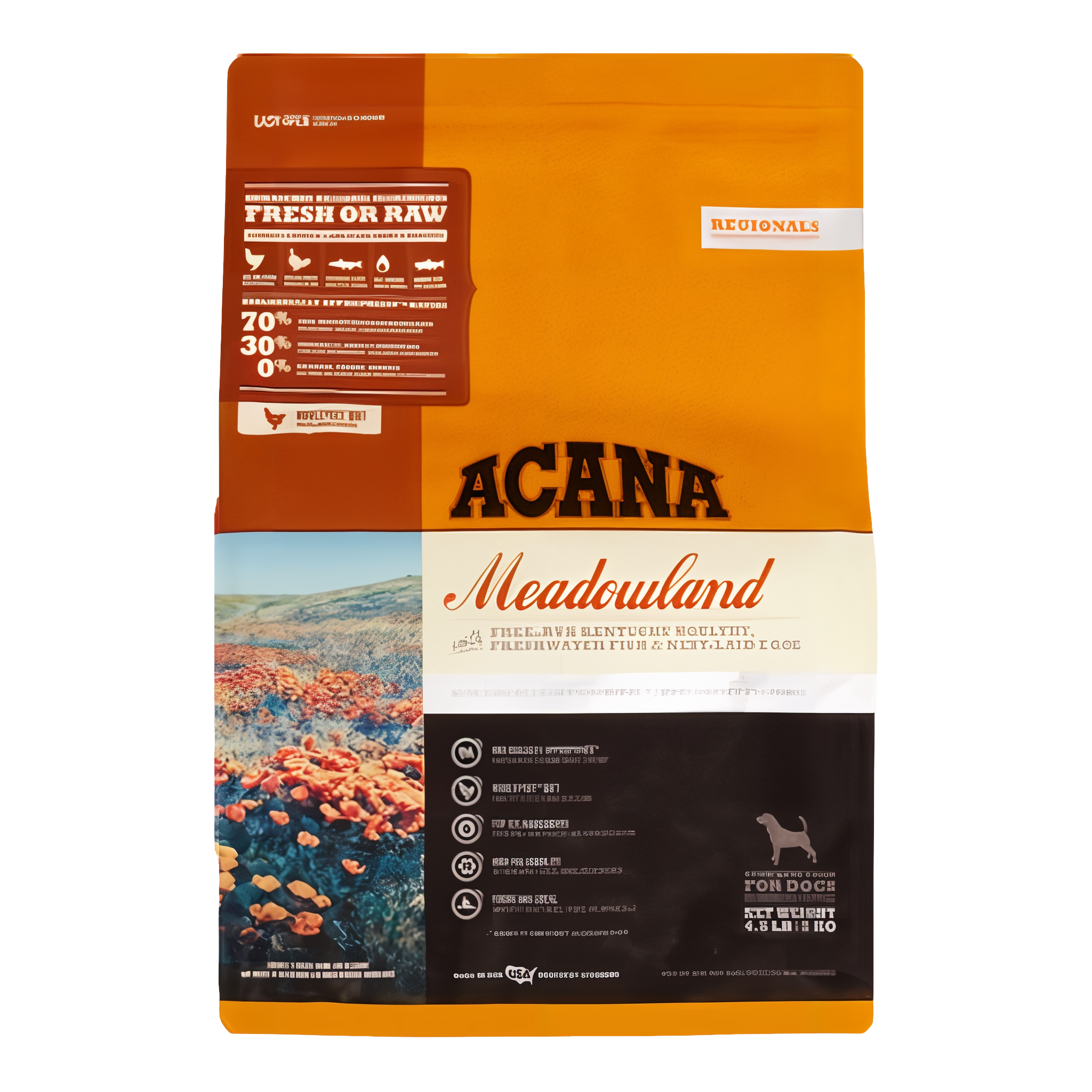 Acana Meadowland Grain-Free Free-Run Poultry & Freshwater Fish All Breed Dry Dog Food