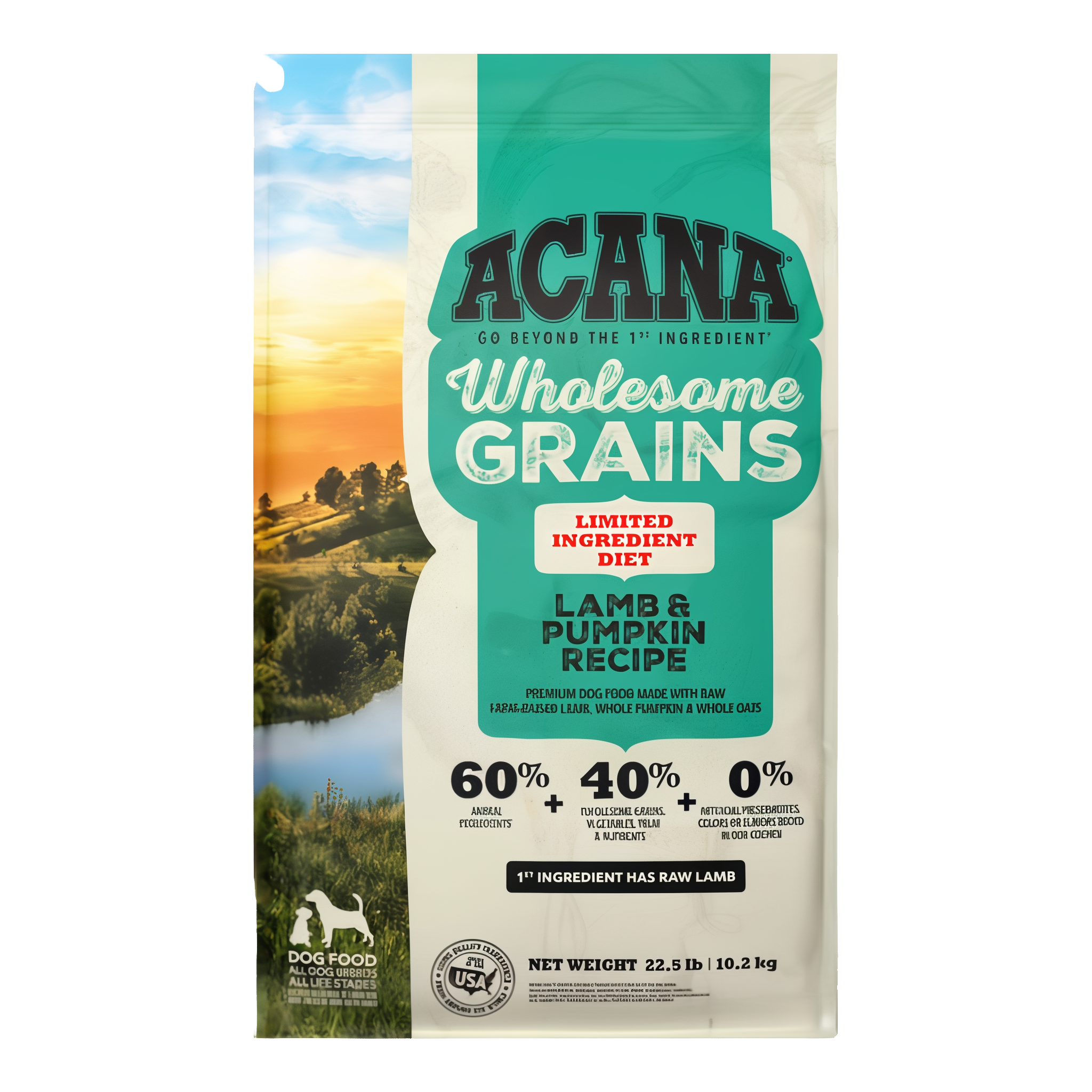 ACANA Wholesome Grains Lamb & Pumpkin Recipe Dry Dog Food