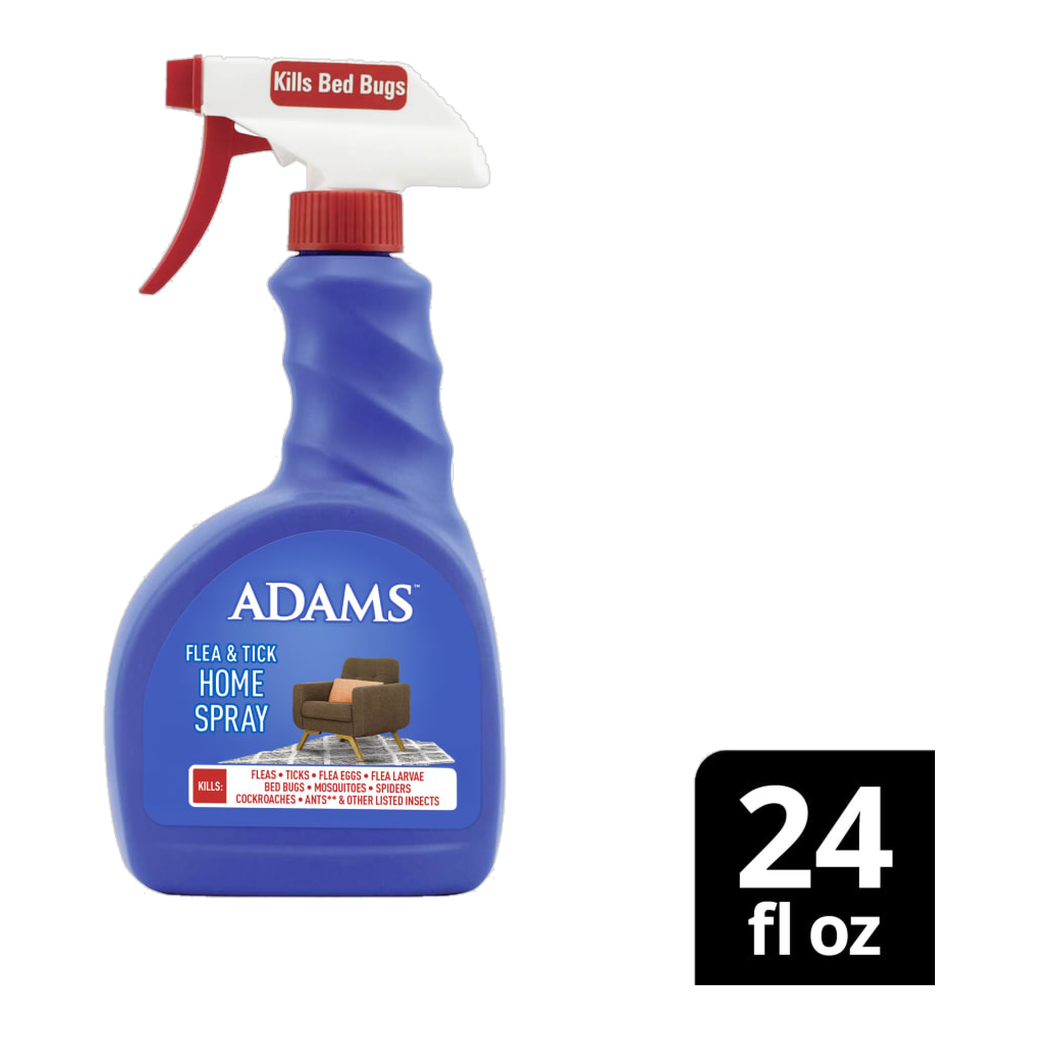 Adams Flea and Tick Home Spray 24 oz trigger spray bottle