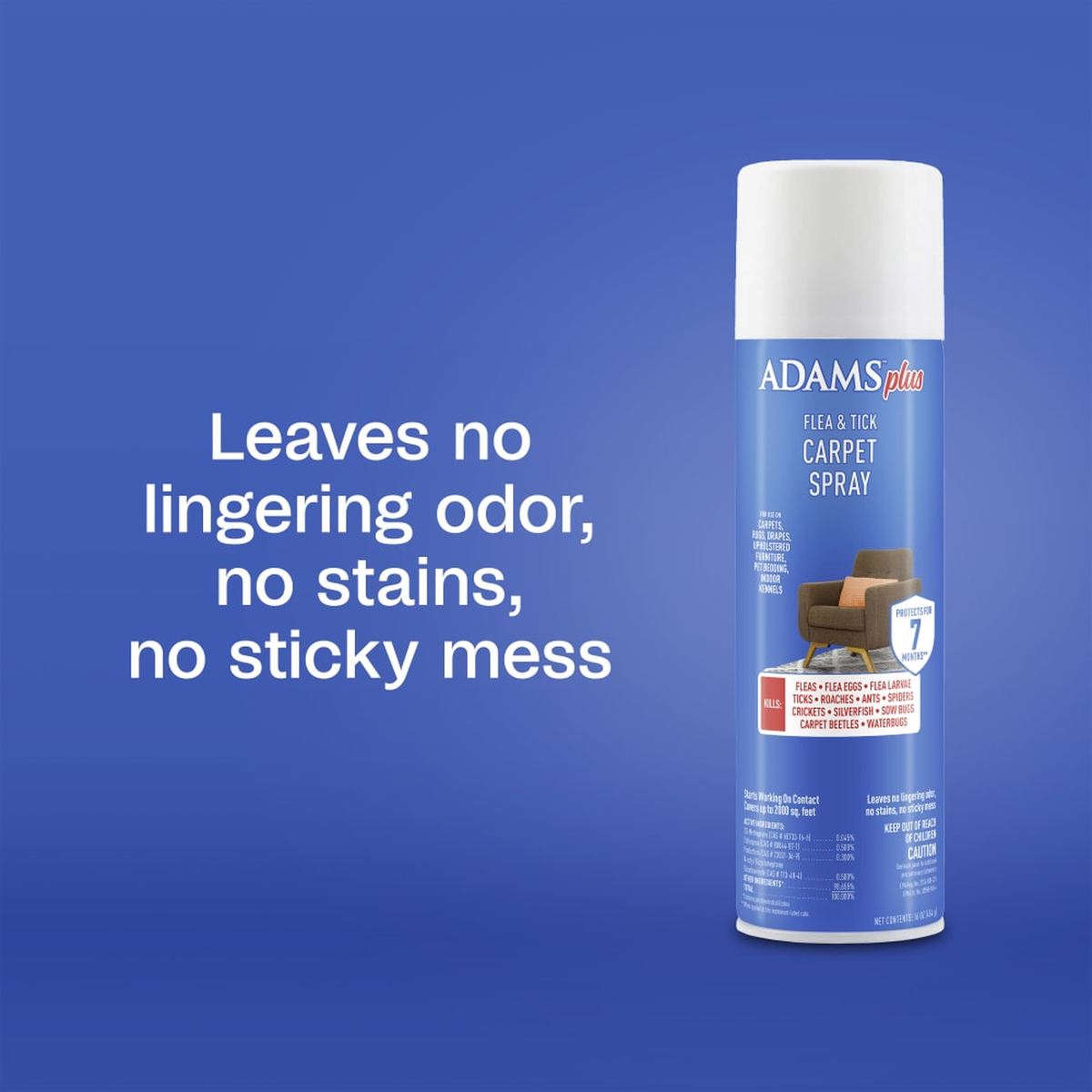 Adams Plus Flea & Tick Carpet Spray - 16 oz (4)