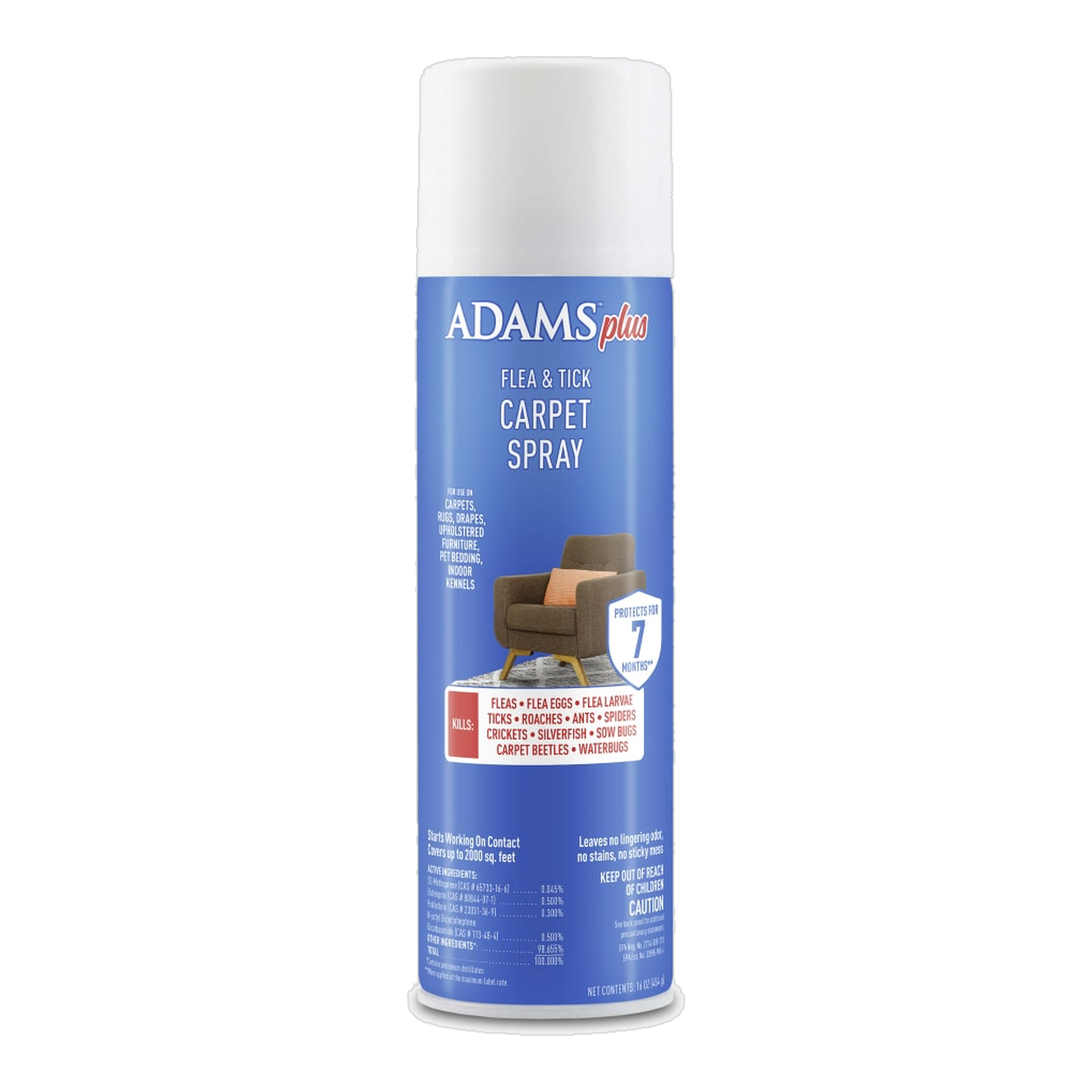 Adams Plus Flea & Tick Carpet Spray - 16 oz front of package