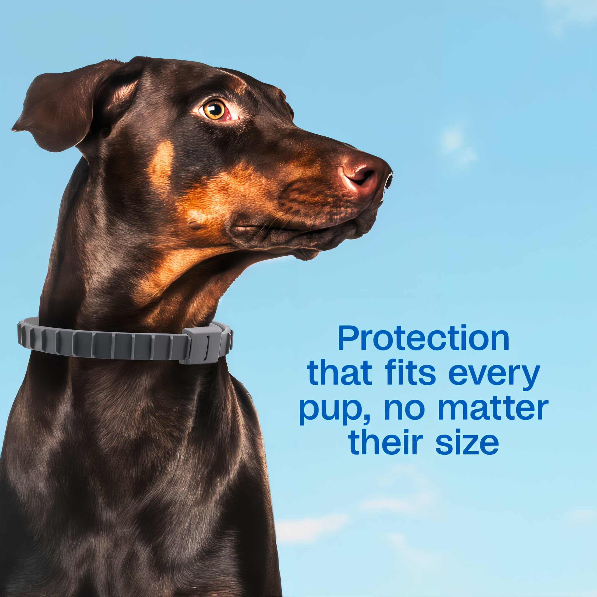 Adjustable protection that fits every pup no matter their size