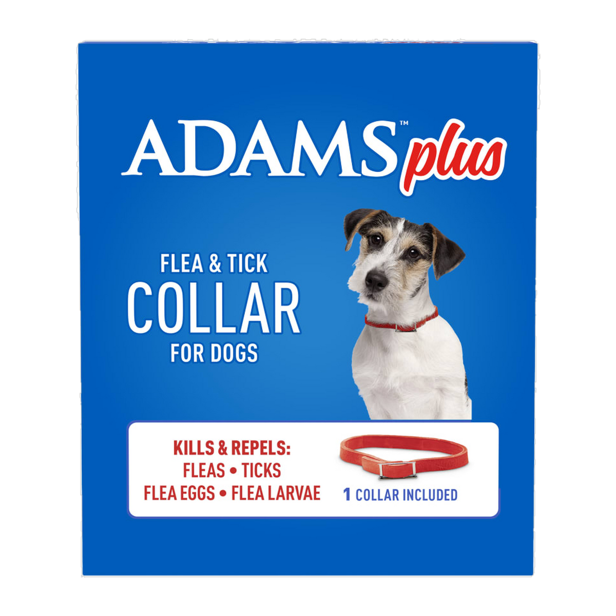 Adams Plus Flea & Tick Collar for Dogs Small box front