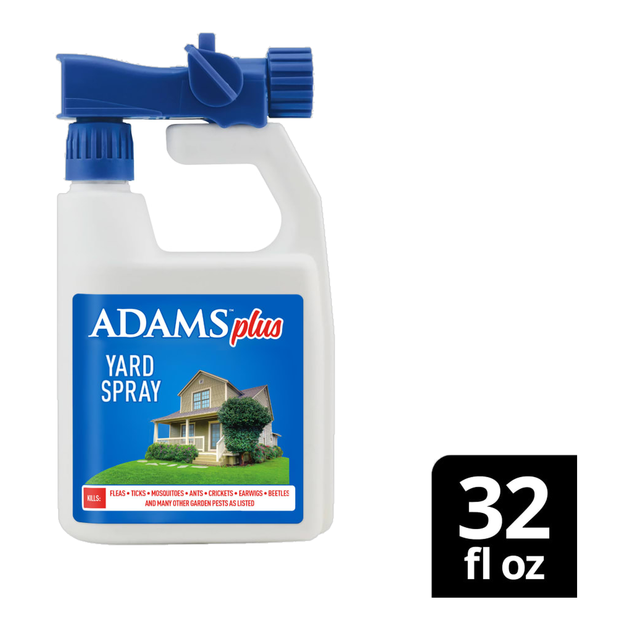 Adams Plus Yard Spray 32 fl oz hose-end sprayer bottle