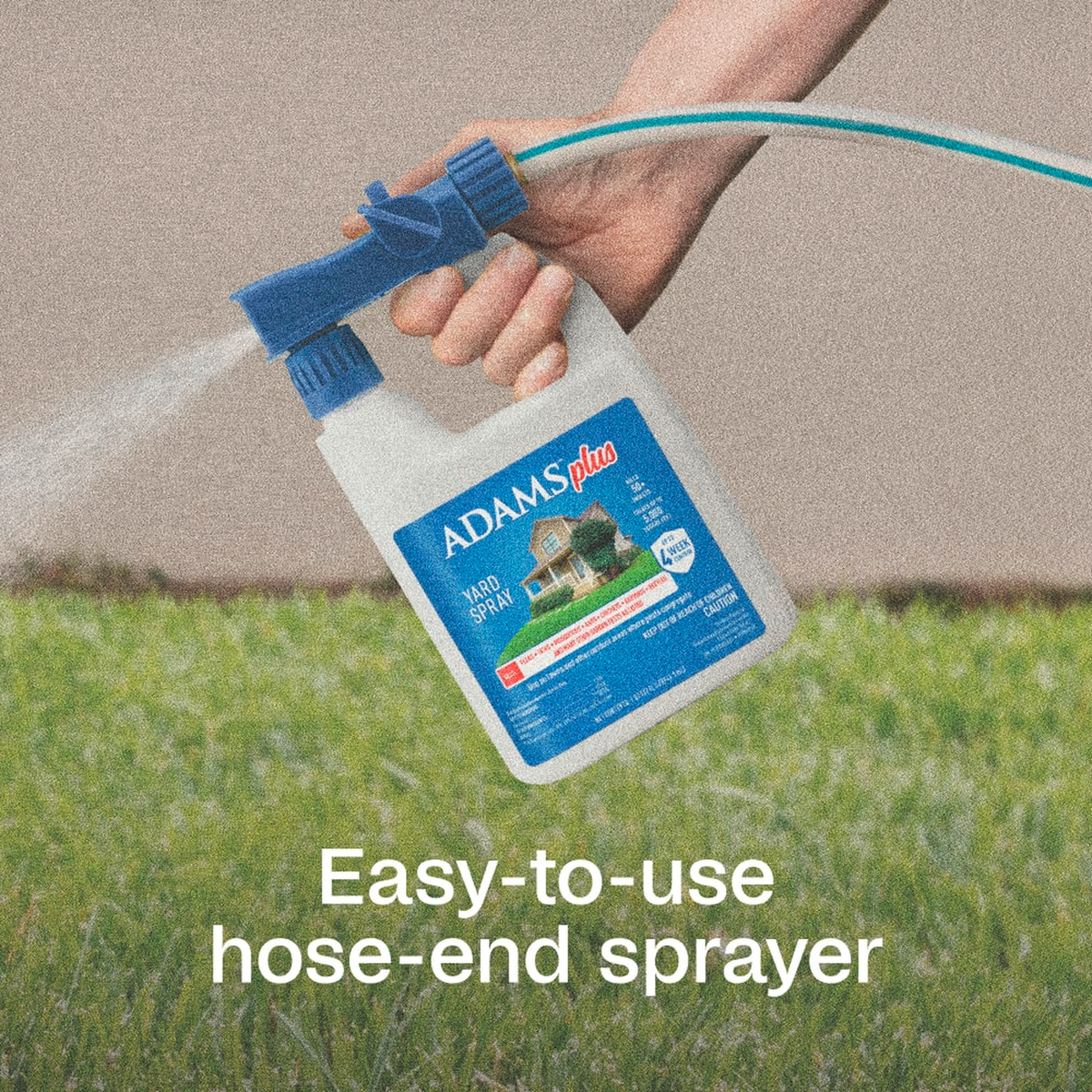 Easy-to-use hose-end sprayer treats the lawn without mixing