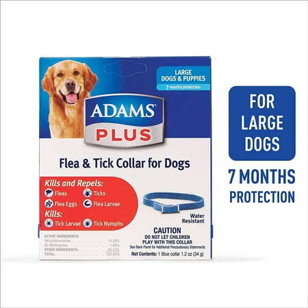 Adams Plus Flea Tick Collar for Large Dogs