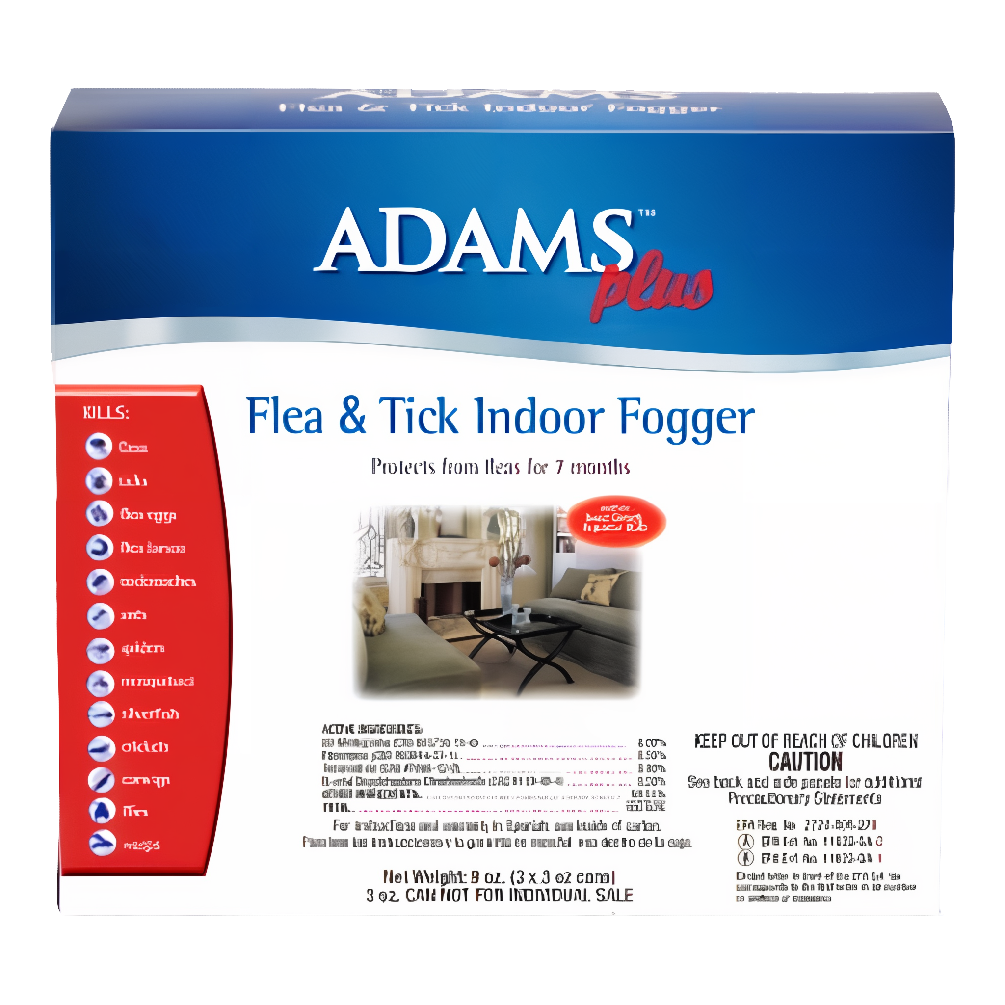 Adams Plus Flea & Tick Indoor Fogger