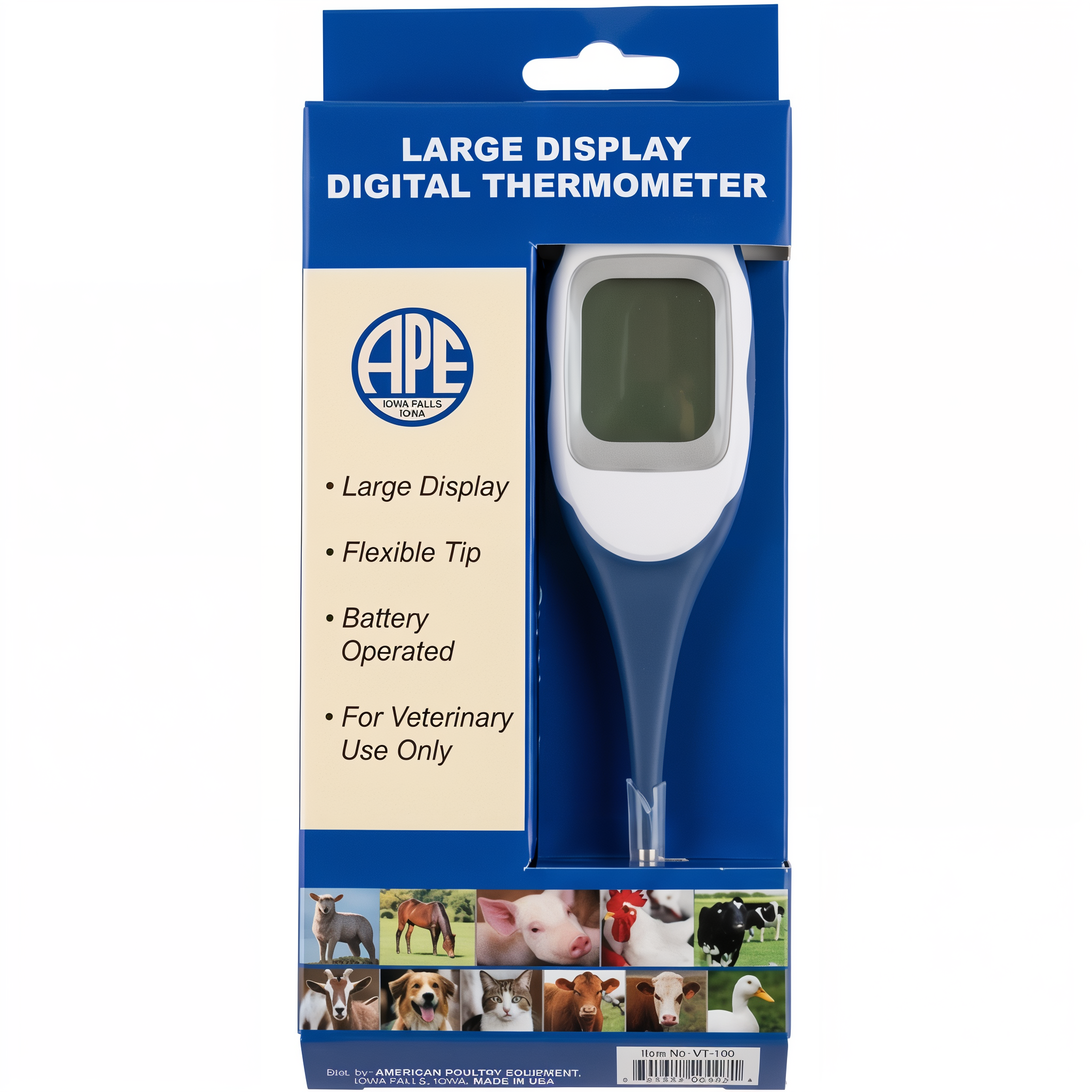 Agri-Pro Large Display Digital Thermometer