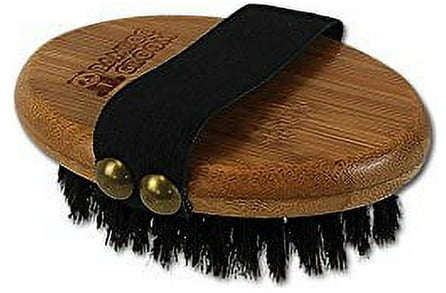 Alcott Bamboo Groom Palm Brush with Boar Bristles