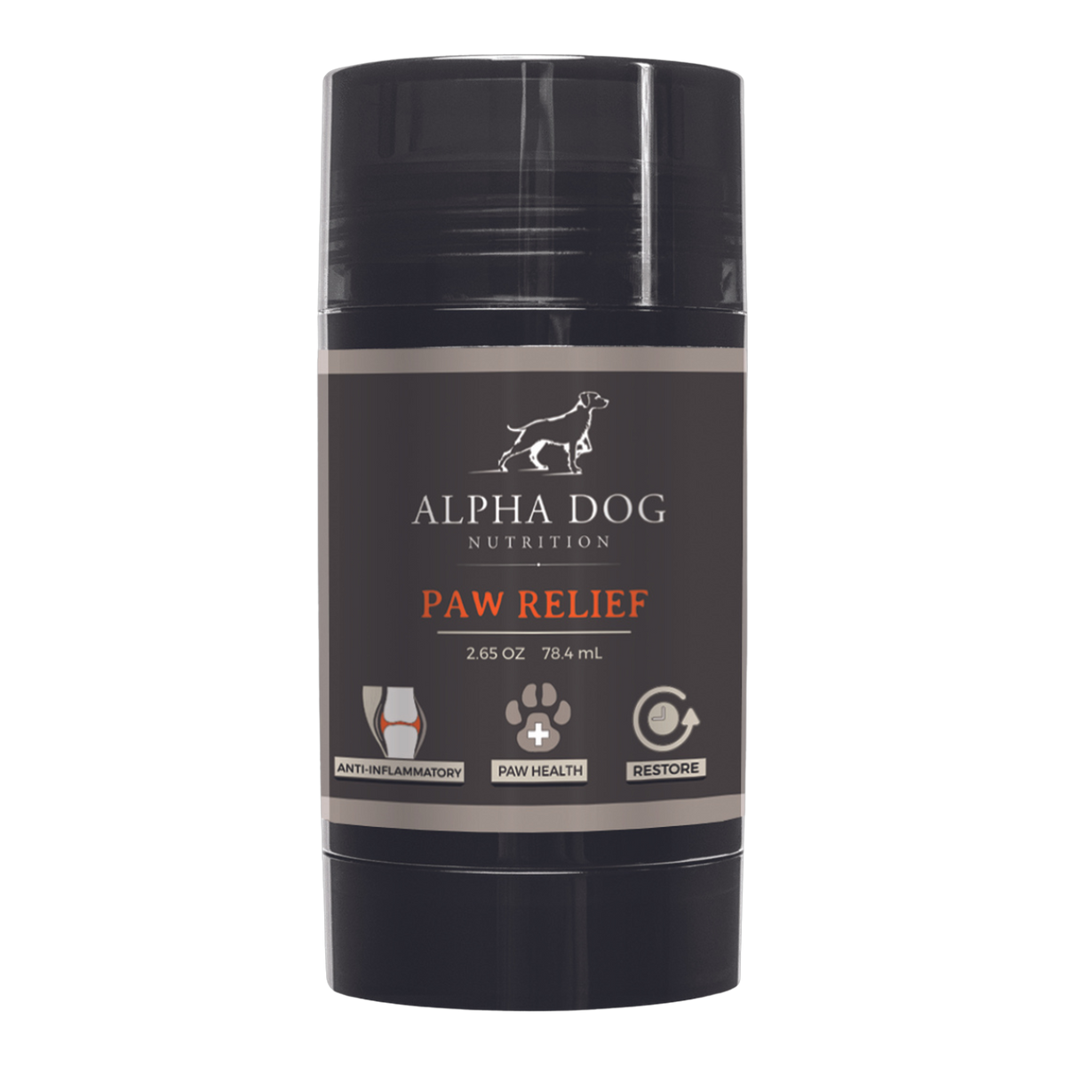 Alpha Dog Nutrition Paw Relief Balm Stick 2.65 oz -- product image