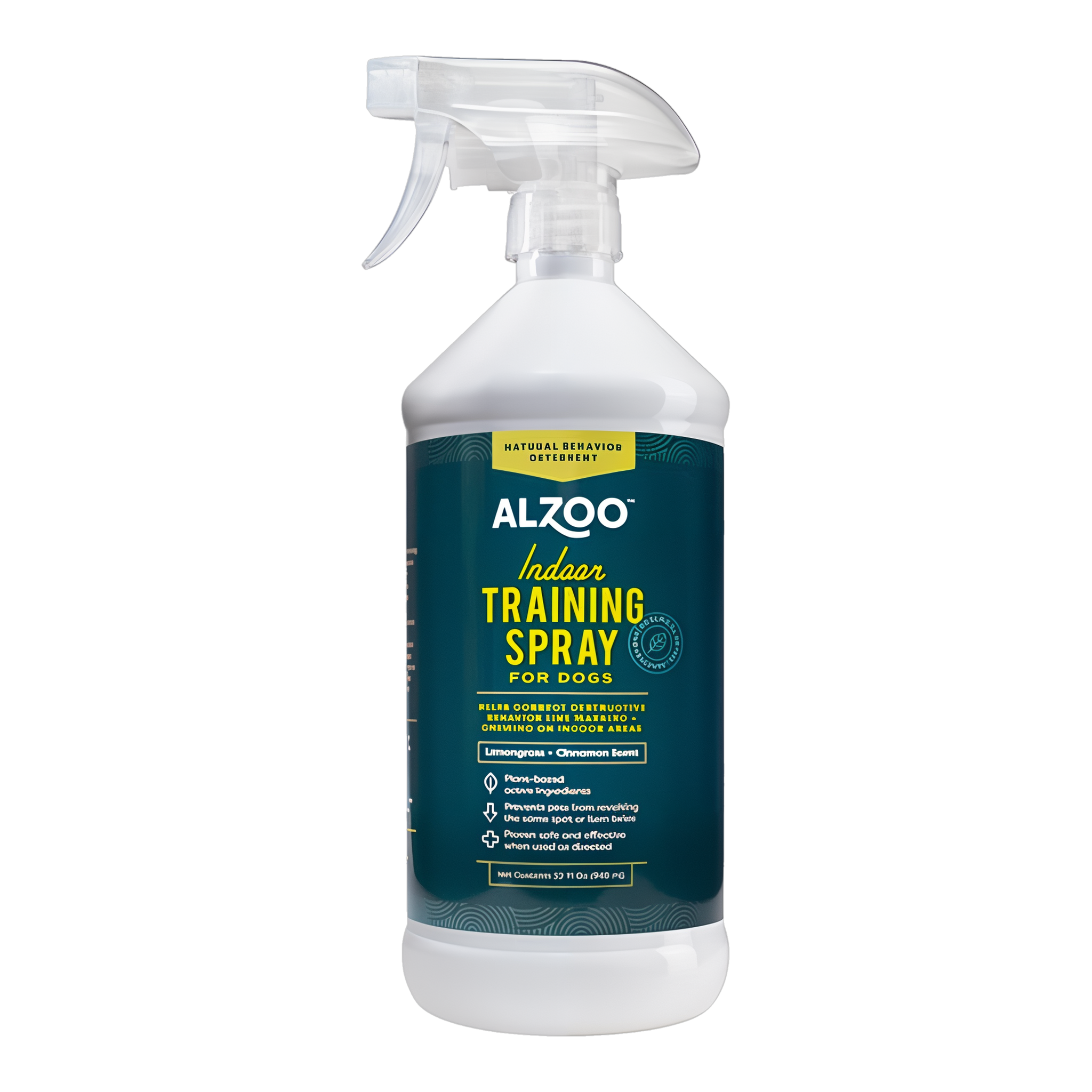 Alzoo Indoor Training Spray for Dogs front of bottle