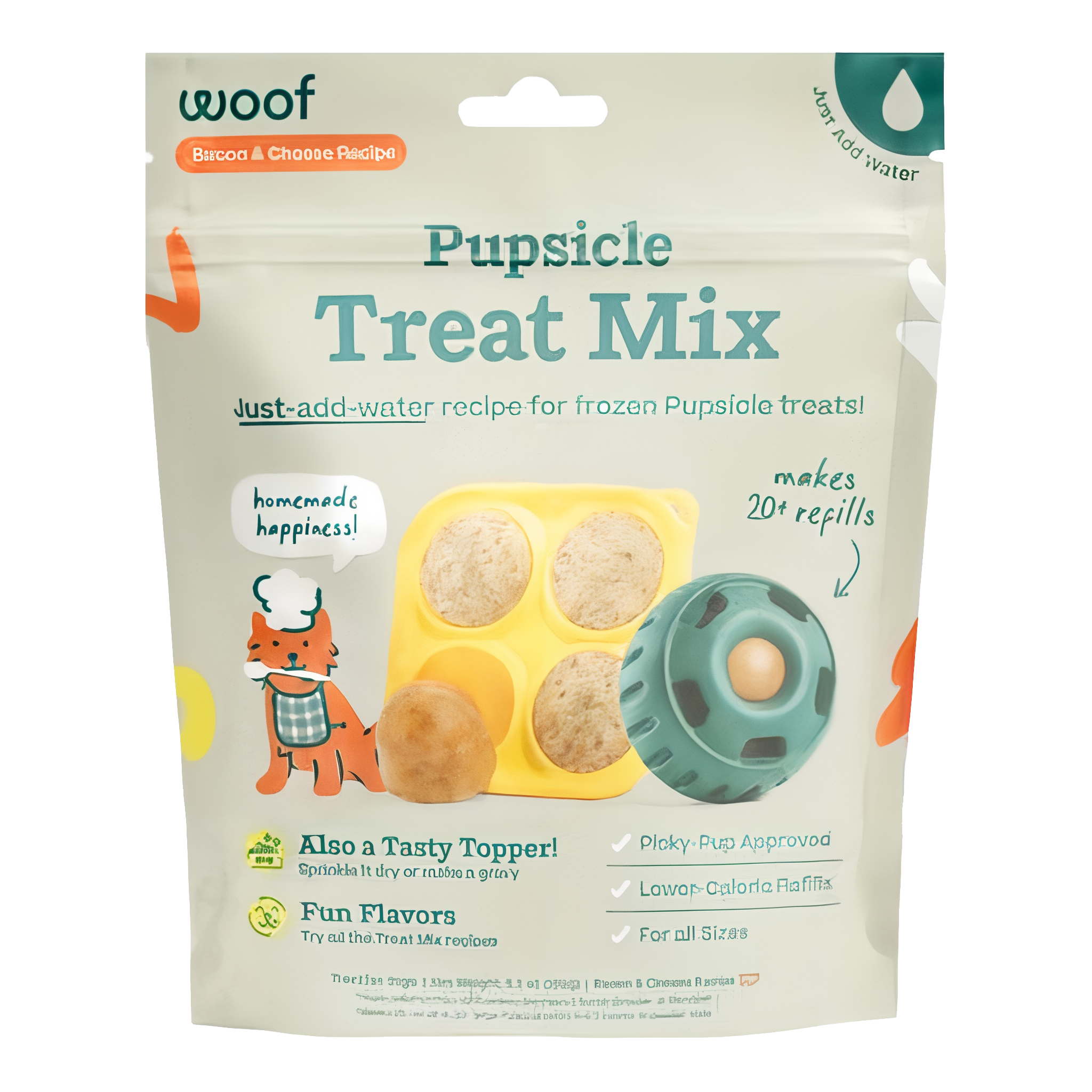 Dog Pupsicle Treat Mix - Bacon & Cheese