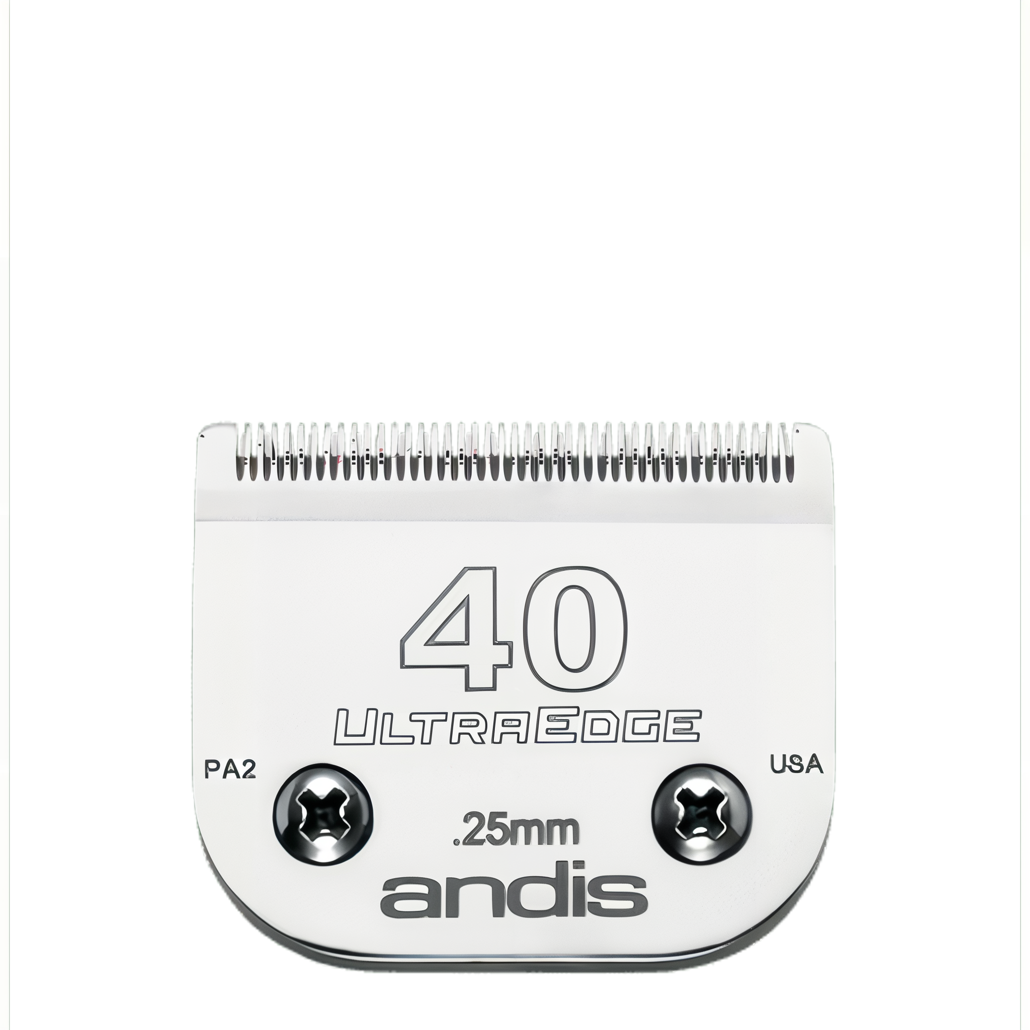 Andis UltraEdge Detachable Blade Set, size 40 blade for close cuts.