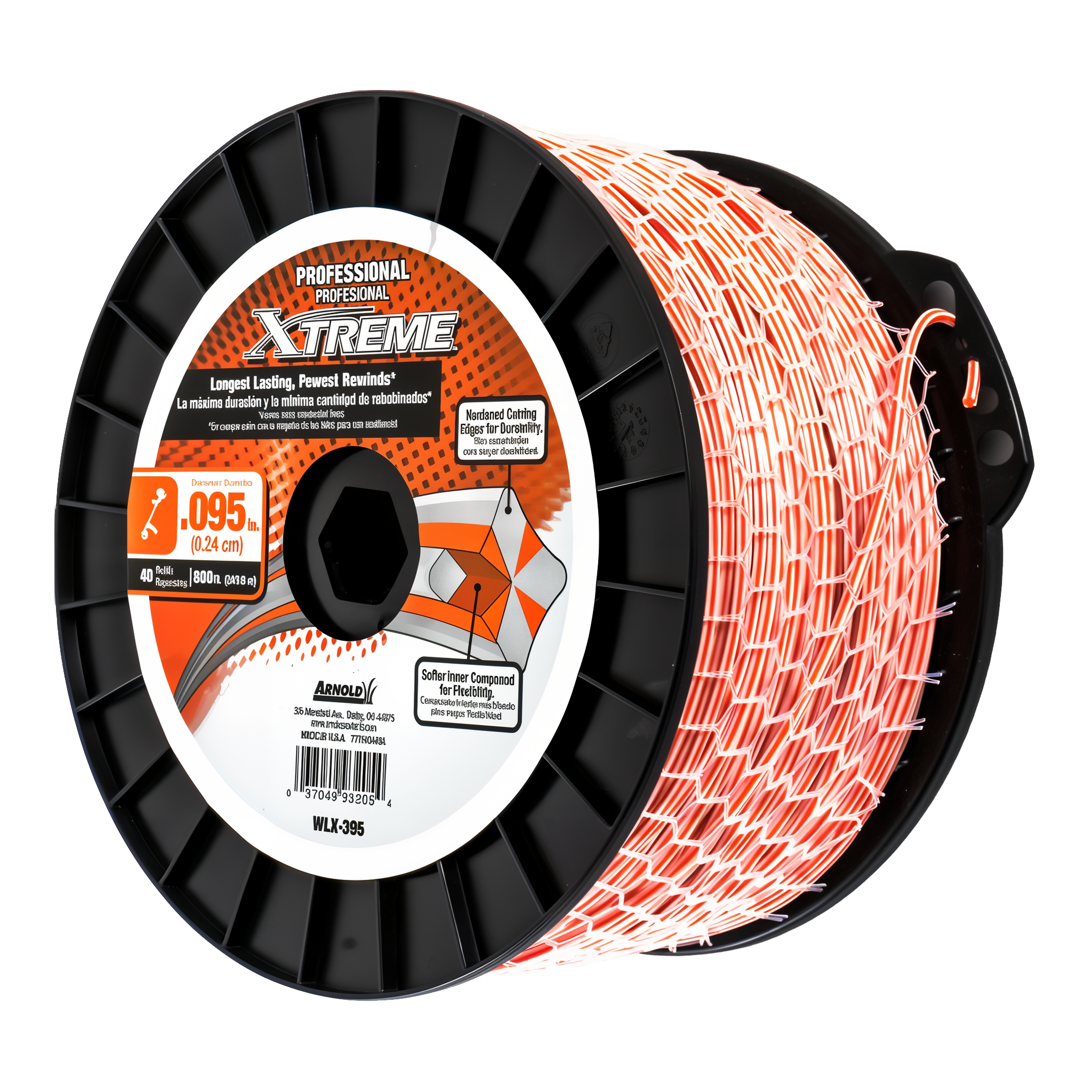 Arnold .095" Professional Xtreme Trimmer Line Spool - 800 ft bulk