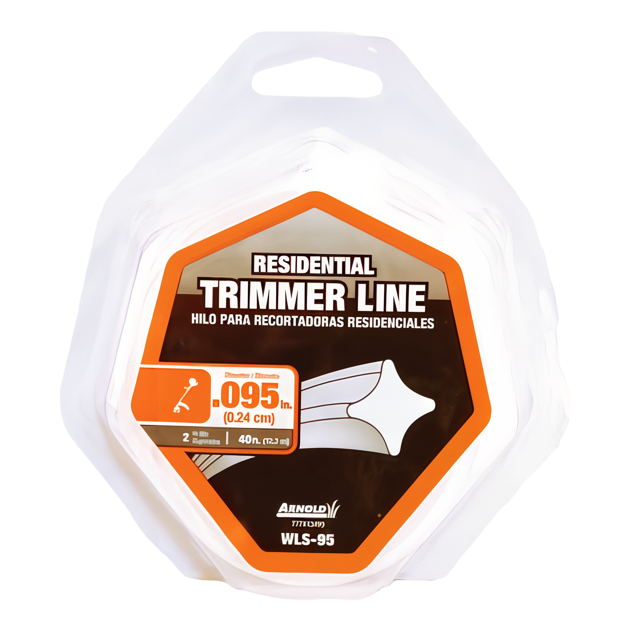 Arnold Residential Trimmer Line, .095 inch diameter, 40 ft length #.095#40 ft