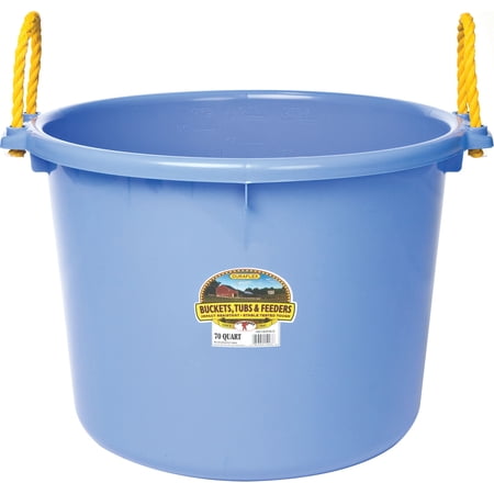 Little Giant 70 qt. durable plastic muck tub, berry color. #Berry#70 qt