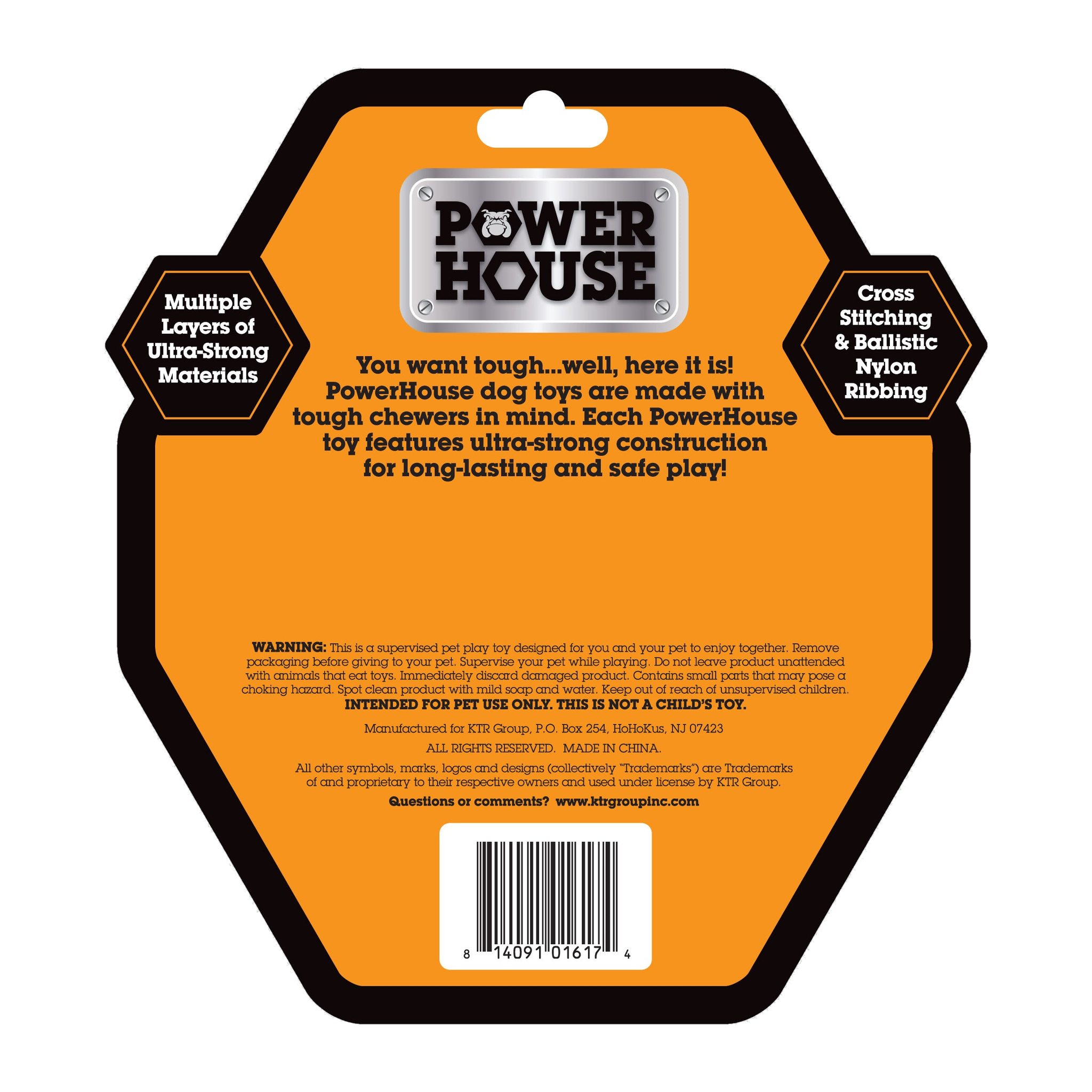 Power House mini assortment package back