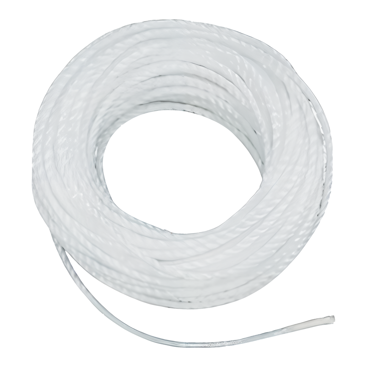 Baron Manufacturing 54807 Solid Braided Nylon/Poly Rope, White -- product image