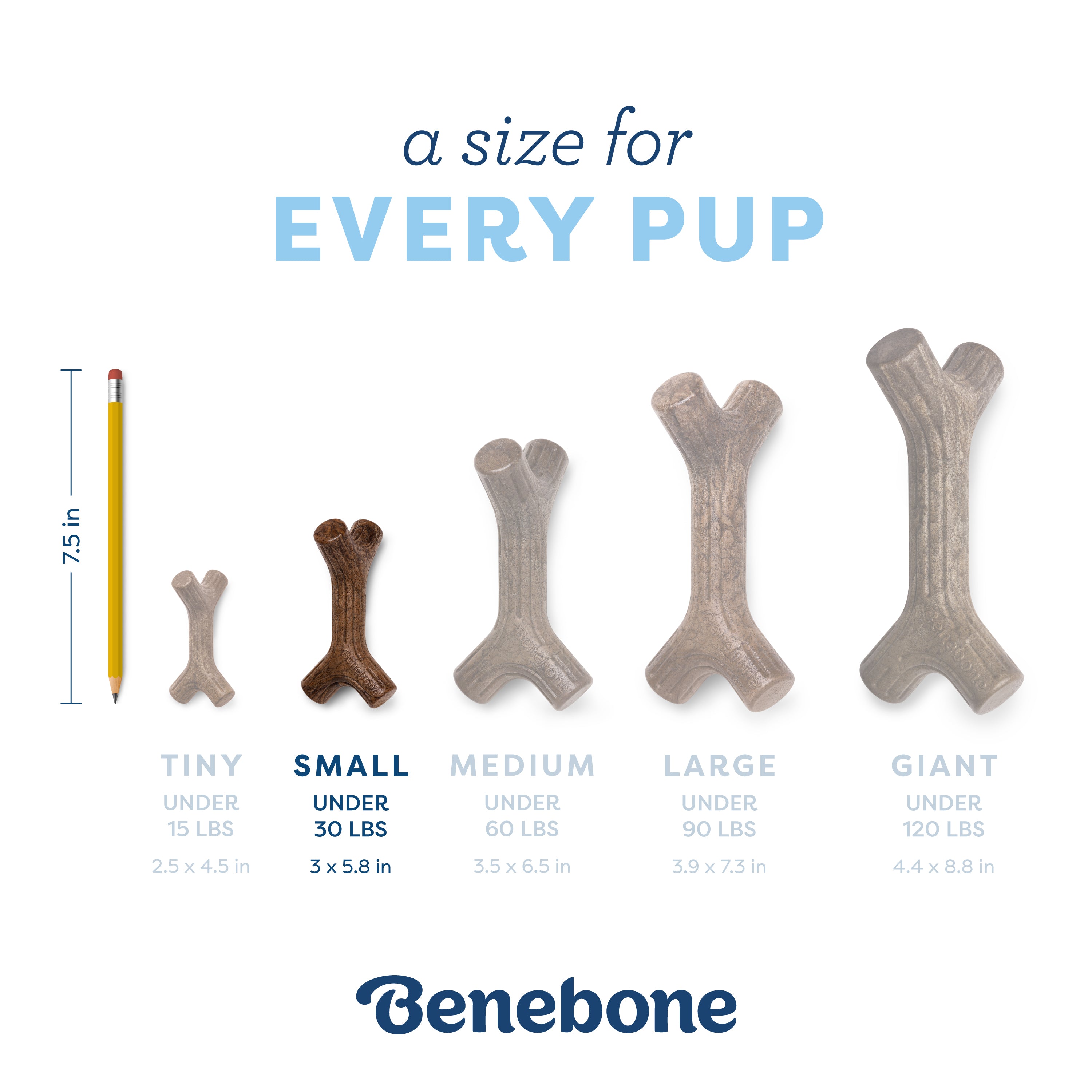 Puppy Maplestick easy-grip stick shape