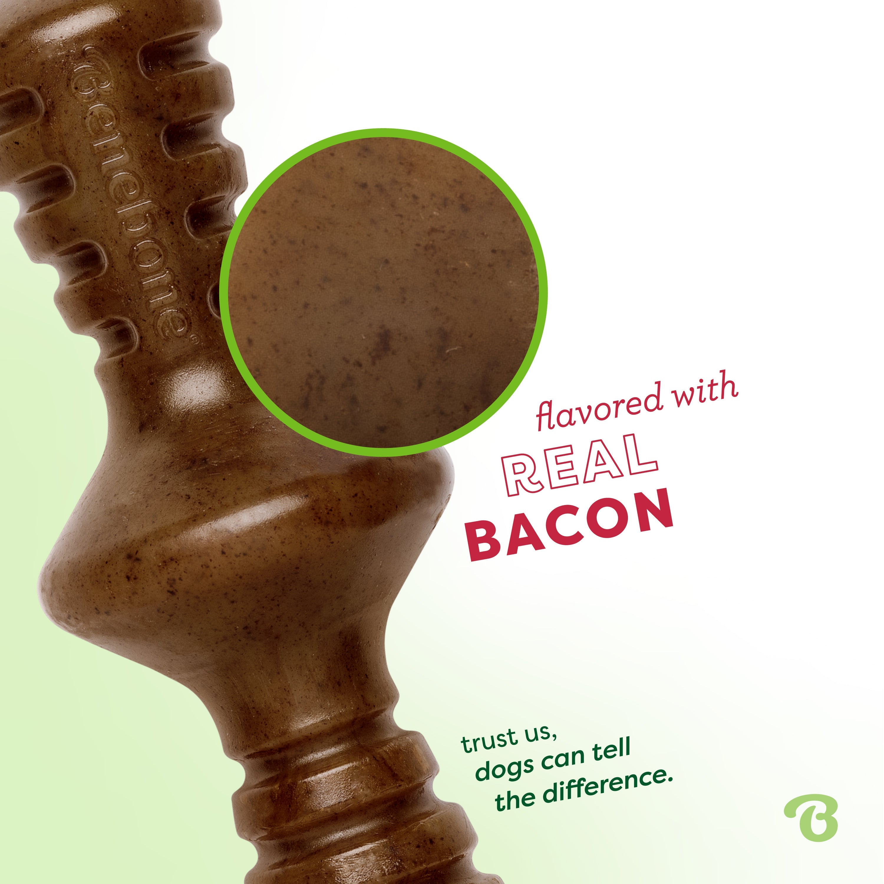 Zaggler flavored with real bacon