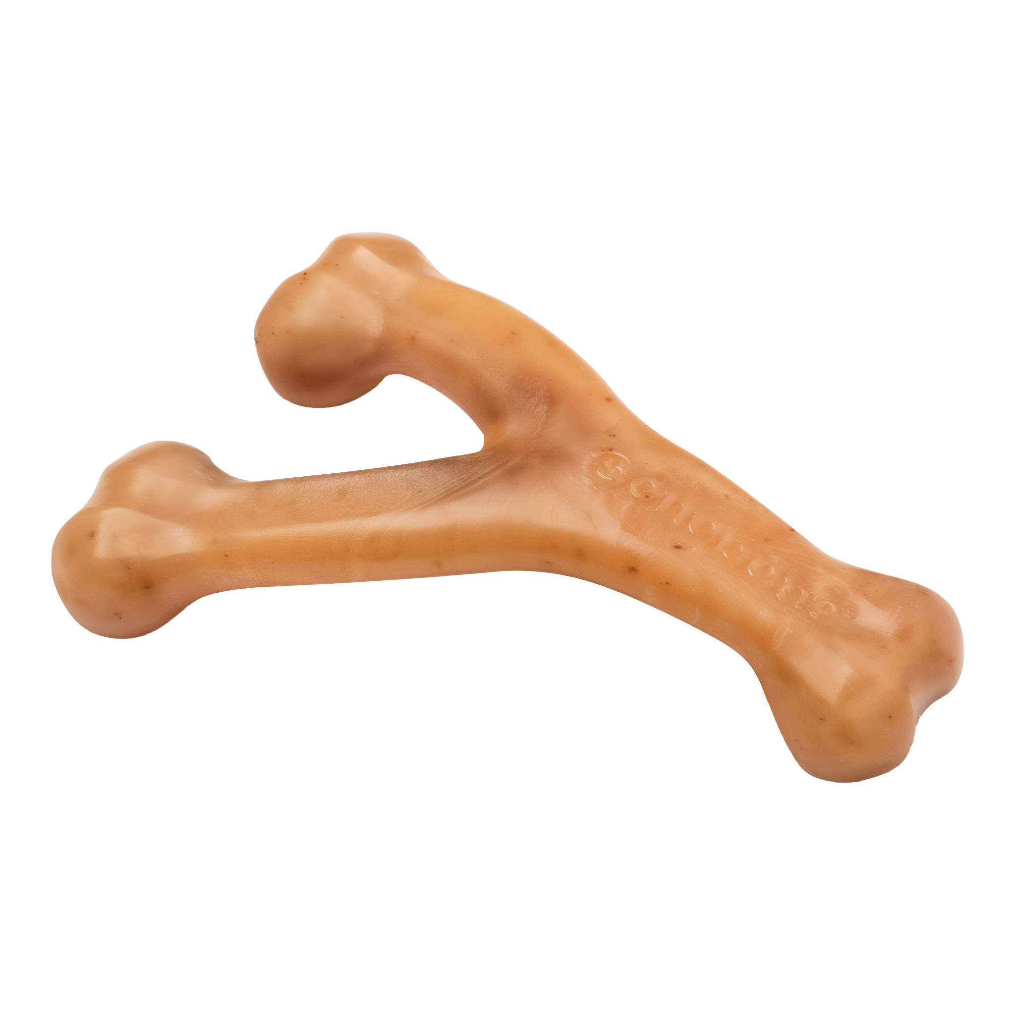Benebone Wishbone durable dog chew toy, medium chicken