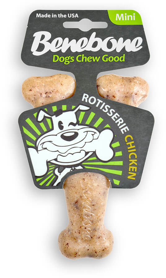 Benebone Real Chicken Durable Wishbone Dog Chew Toy