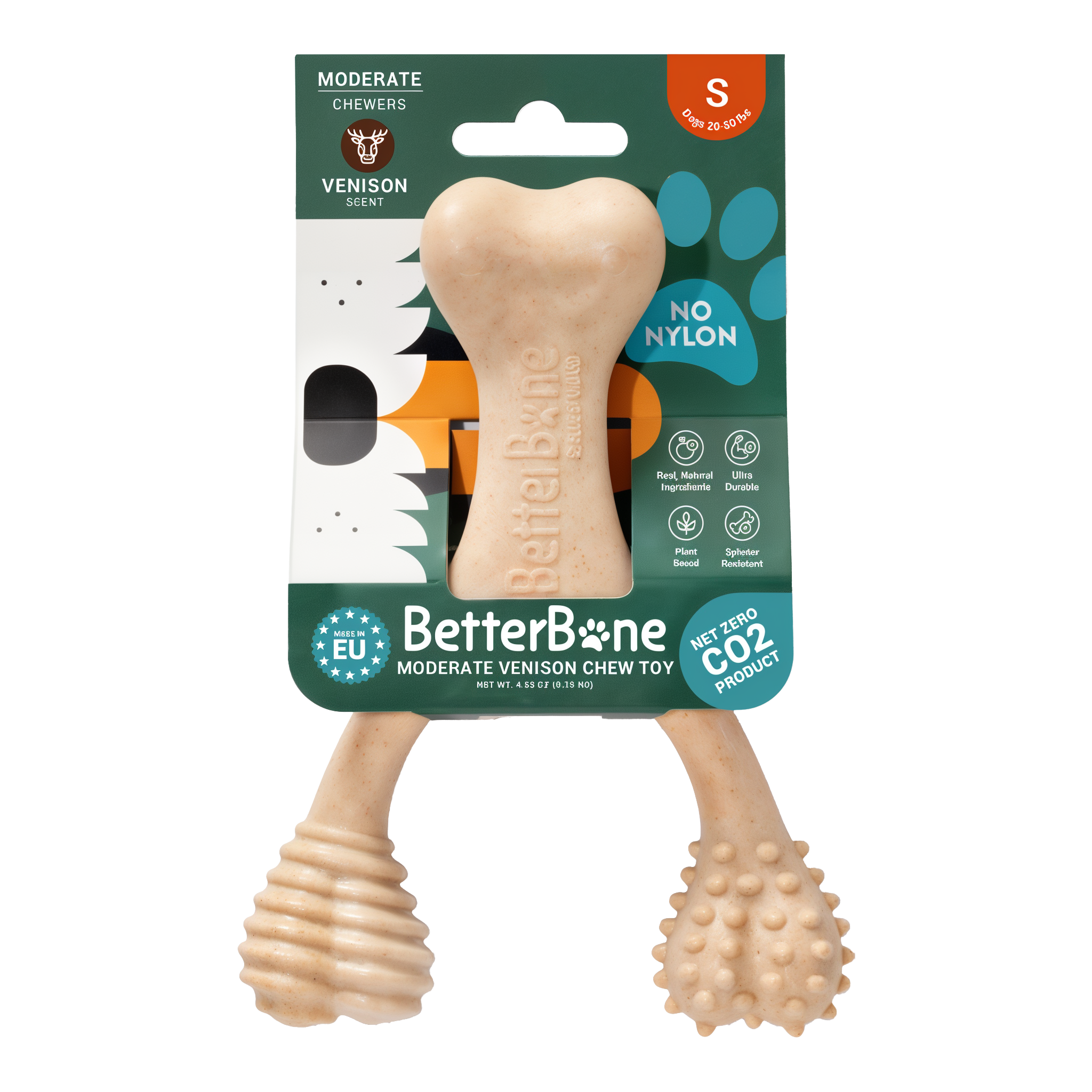 BetterBone Medium moderate density venison flavor plant-based chew toy