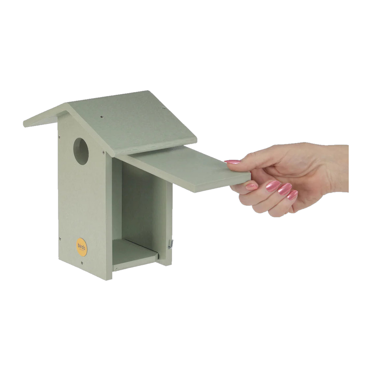 Birds Choice Bluebird House in Sage Recycled Plastic -- detail