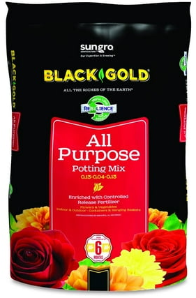 SunGro Black Gold All Purpose Potting Soil Fertilizer Mix