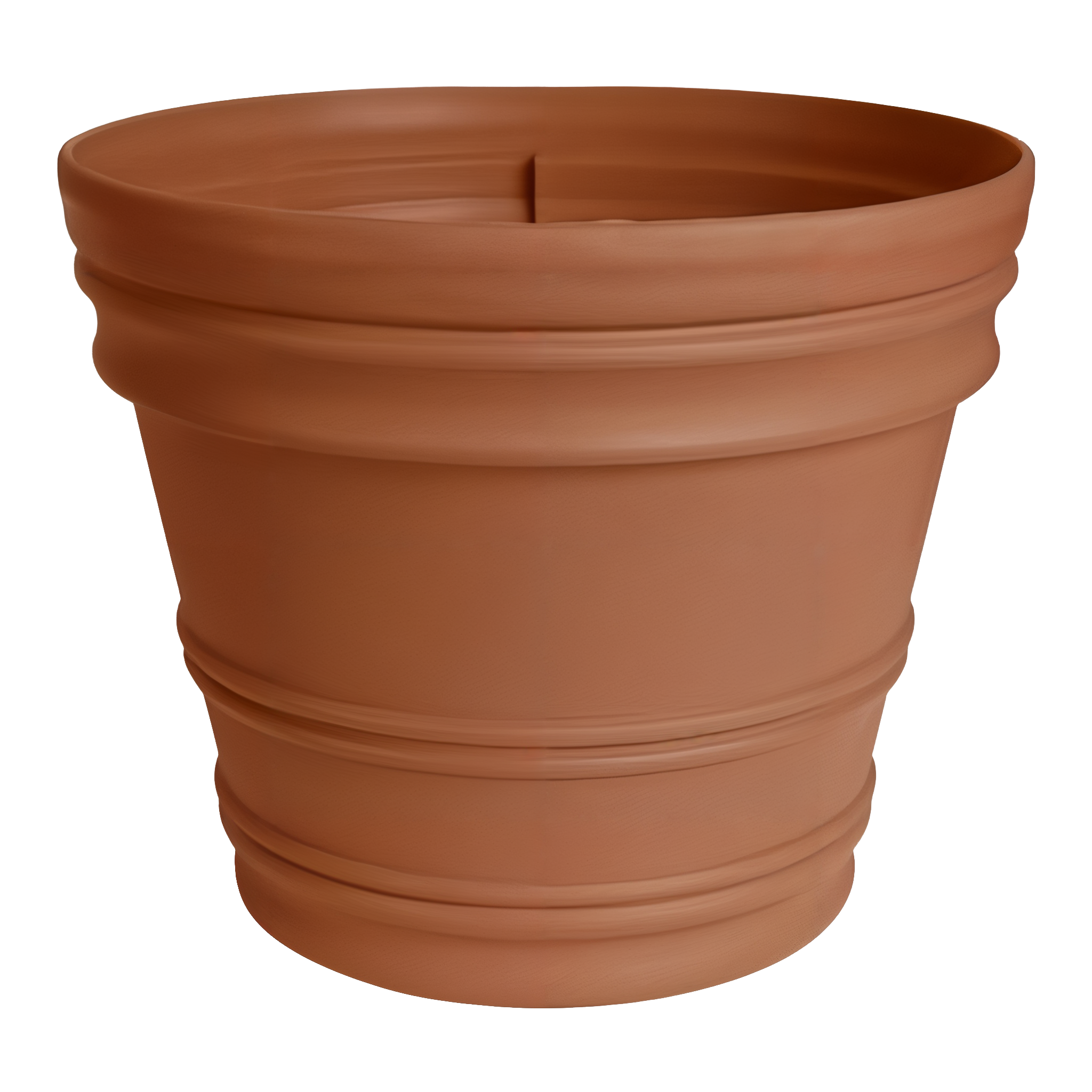 Bloem Rolled Rim Indoor Outdoor Planter Pot