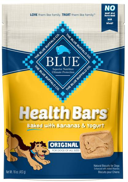 Blue Buffalo Health Bars Crunchy Dog Biscuits Natural Dog Treats