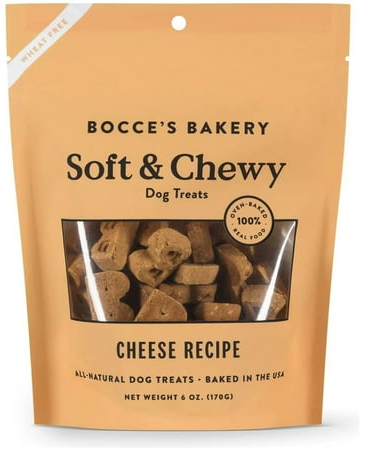 Bocce's Bakery Soft Chewy Cheese Recipe All-Natural Dog Treats