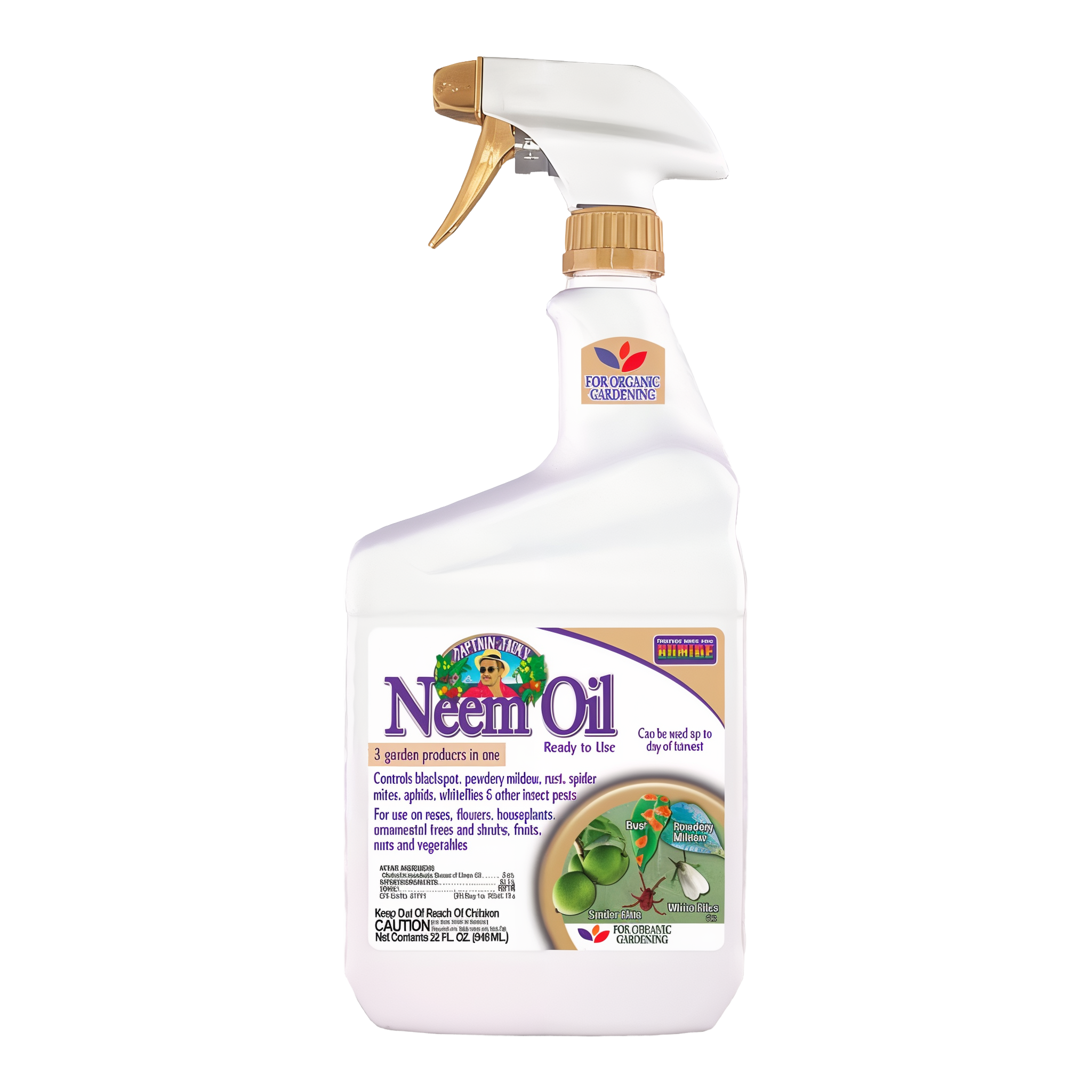 Captain Jack's Neem Oil Organic Spray for Plants