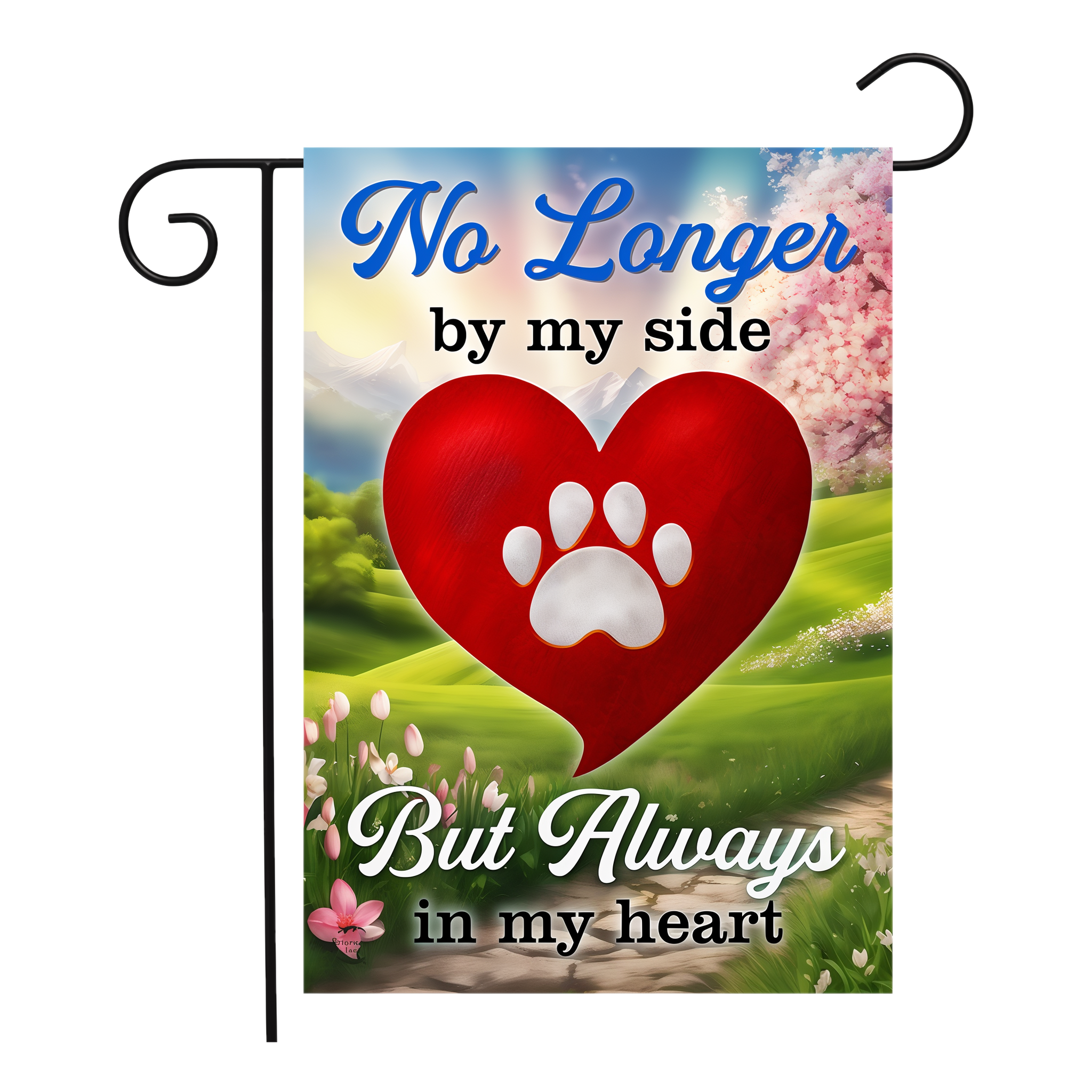 Briarwood Lane Always in My Heart Pet Bereavement Garden Flag -- 18" x 12
