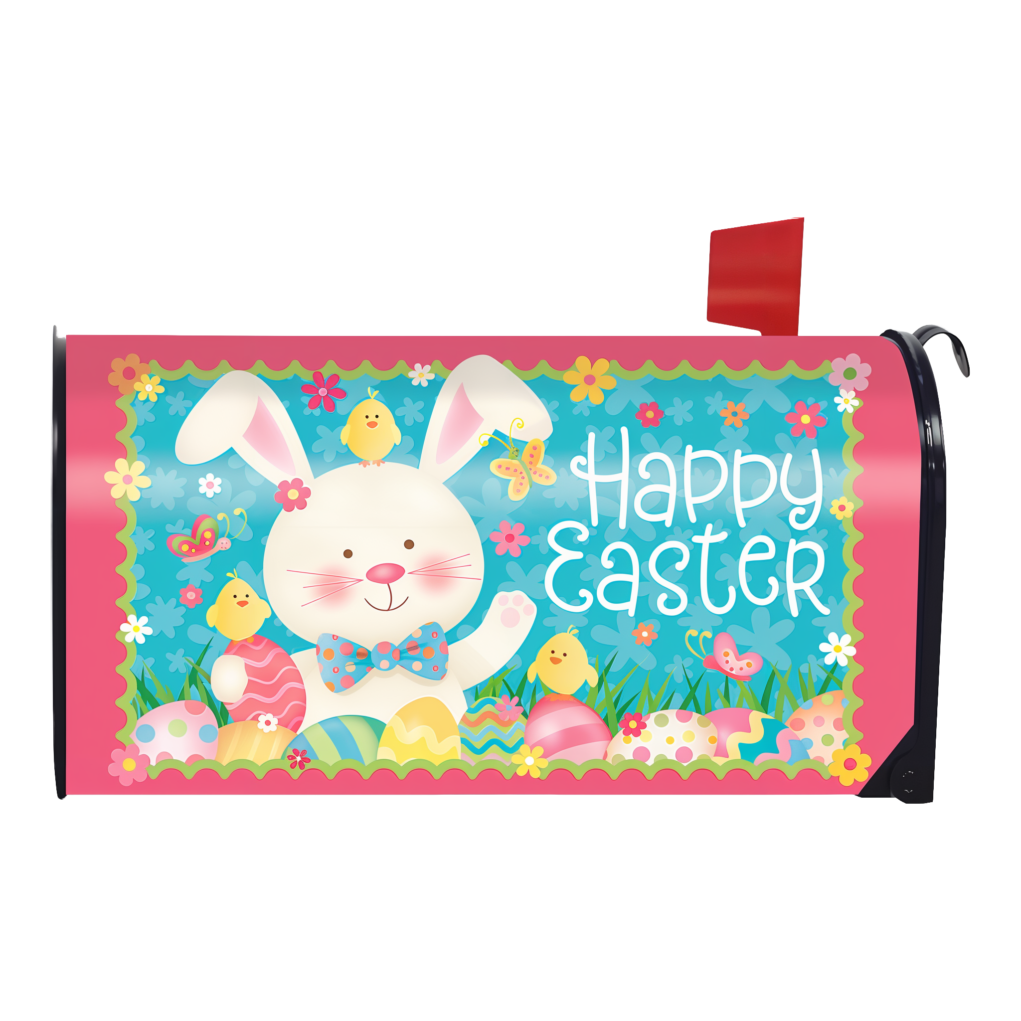 Briarwood Lane Easter Bunny and Chicks Oversized Mailbox Cover