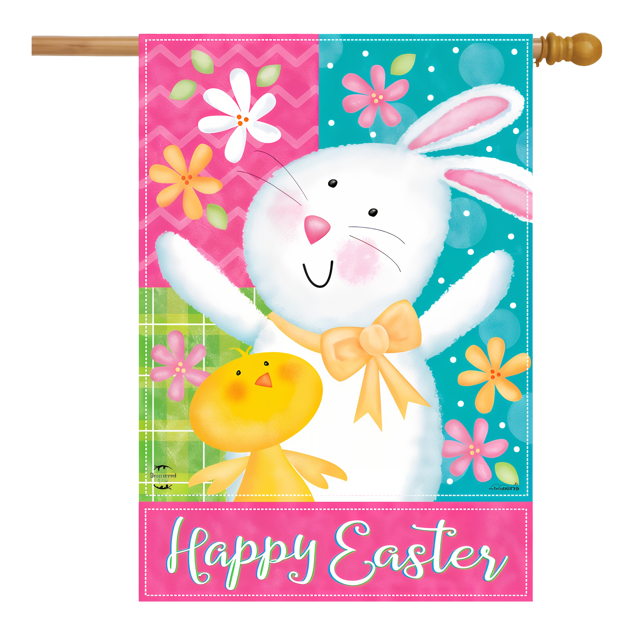 Briarwood Lane Easter Celebration House Flag -- 28" x 40"