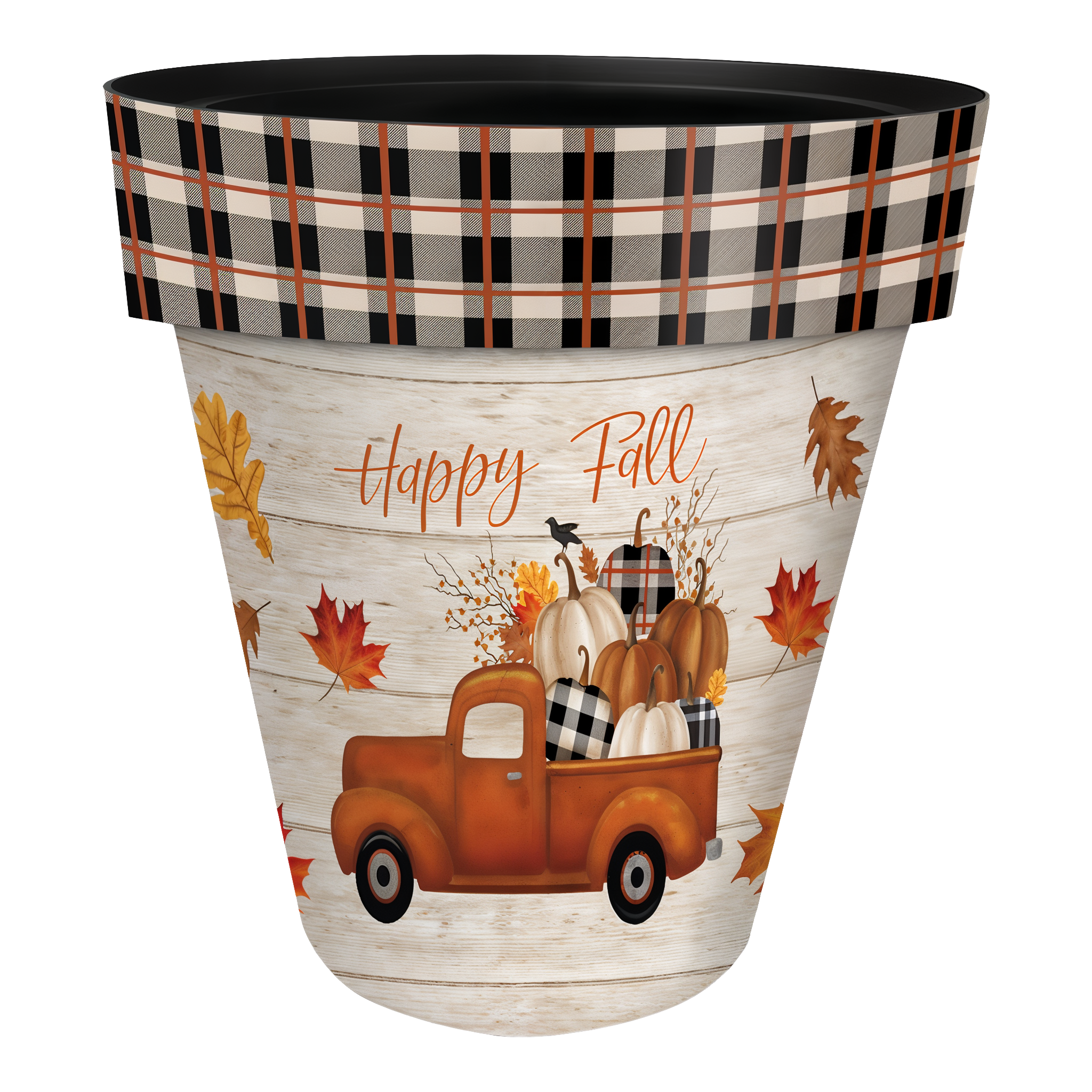 Briarwood Lane Happy Fall Pickup Truck Large Planter -- 15" x 15" x 14"