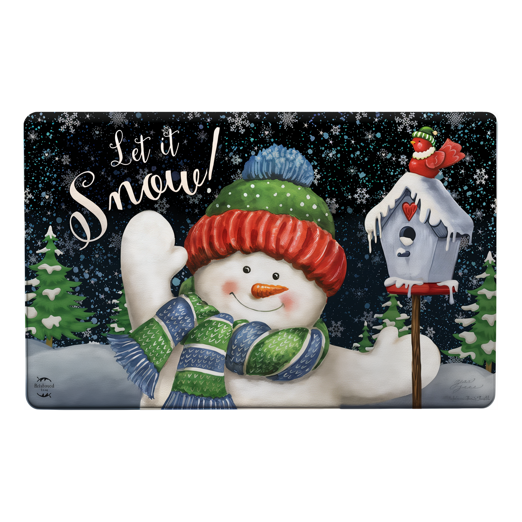 Briarwood Lane Snowtime Snowman Comfort Mat -- product view