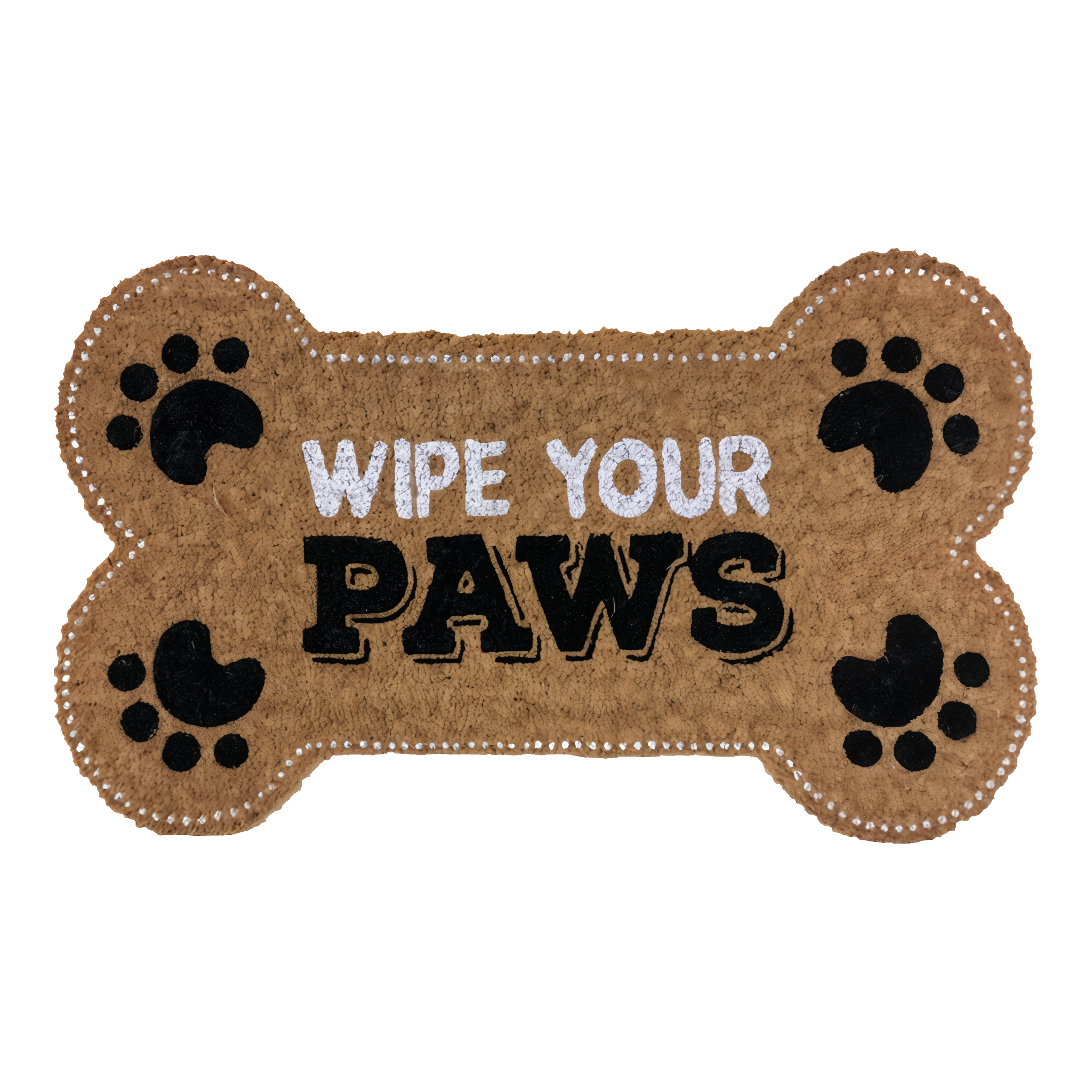 Briarwood Lane Wipe Your Paws Pet Natural Fiber Coir Doormat -- approximately 18" x 30"