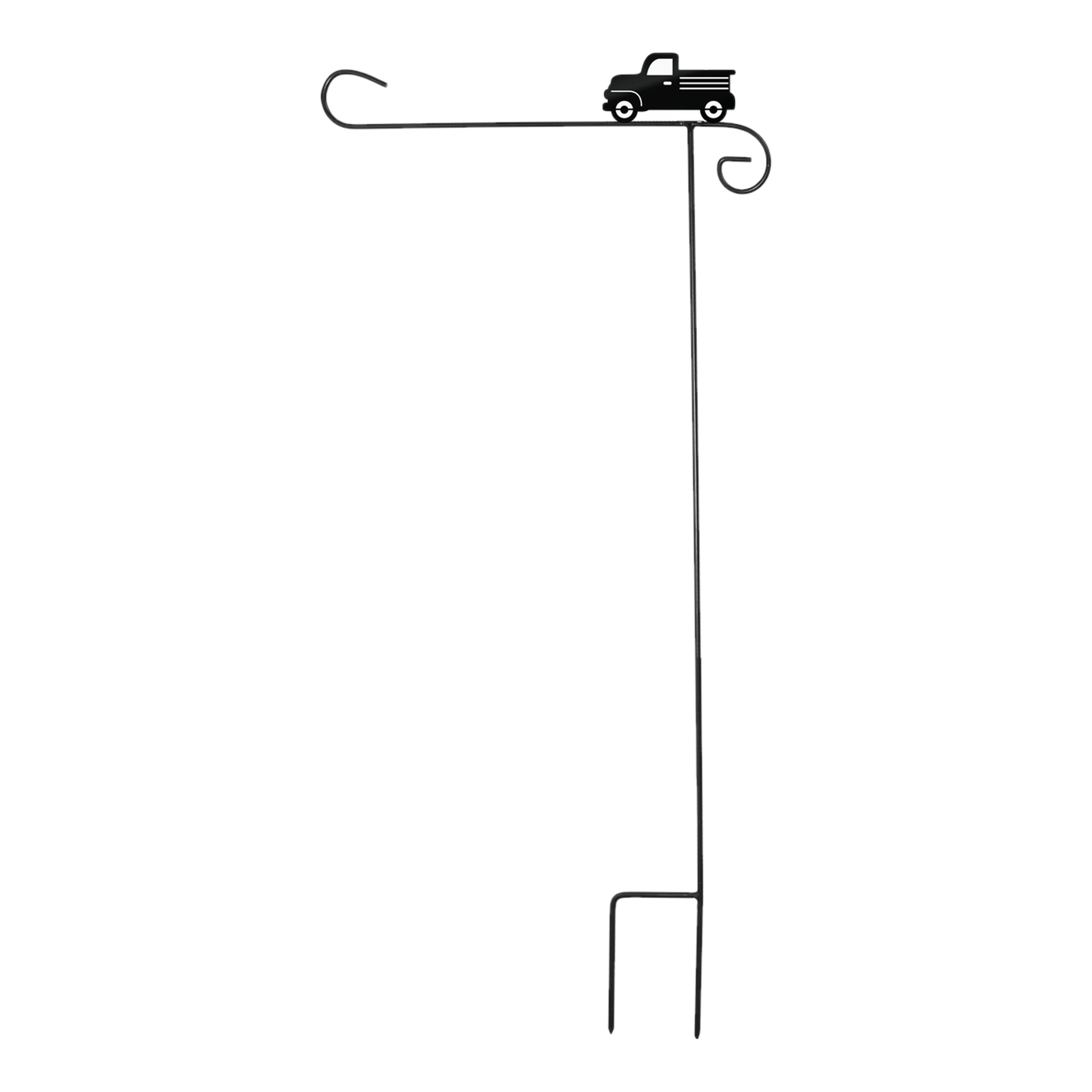 Briarwood Lane Wrought Iron Pick-Up Truck Garden Flag Stand Holder