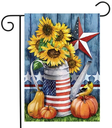Briarwood Lane American Autumn Farmhouse Garden Flag