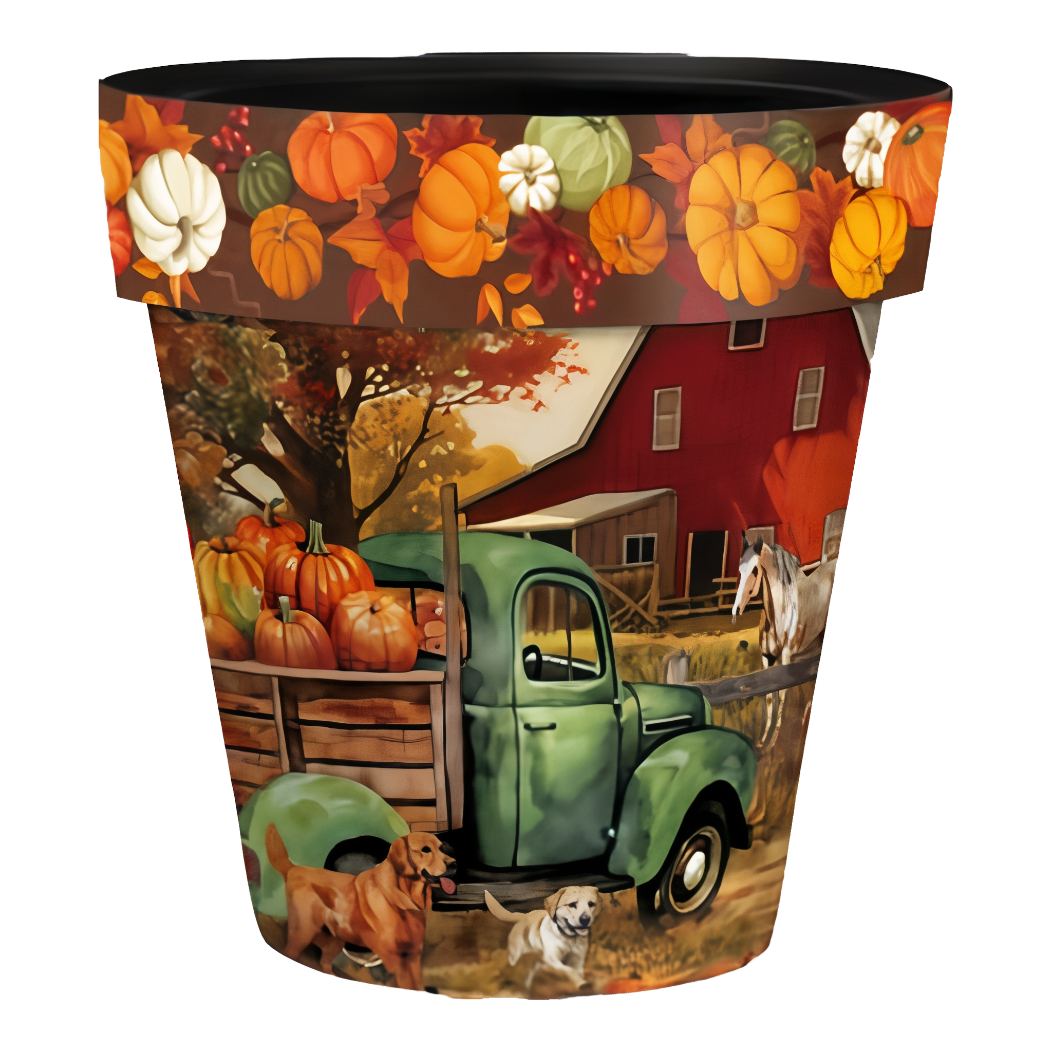 Briarwood Lane Autumn Farm Planter