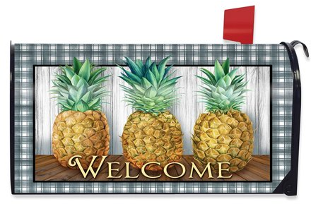Briarwood Lane Checkered Pineapple Everyday Mailbox Cover