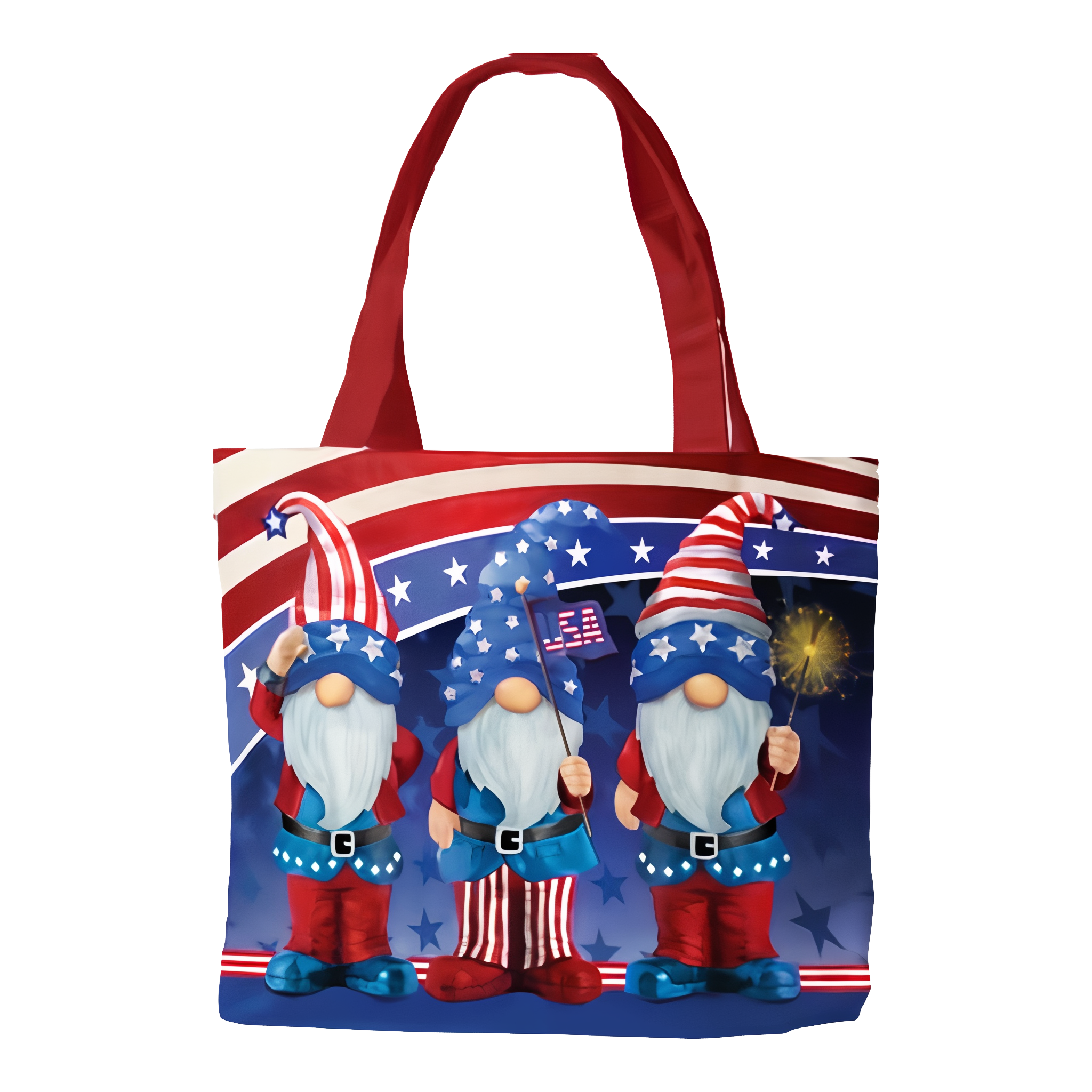 Briarwood Lane Patriotic Gnomes Canvas Tote Bag