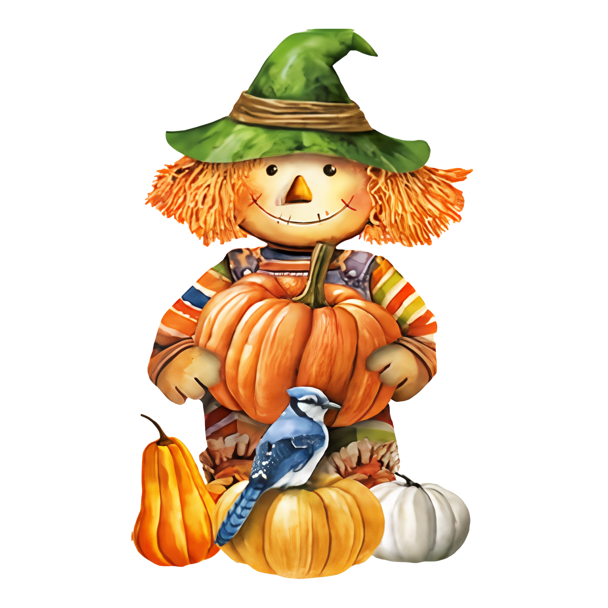 Briarwood Lane Smiling Scarecrow Metal Art