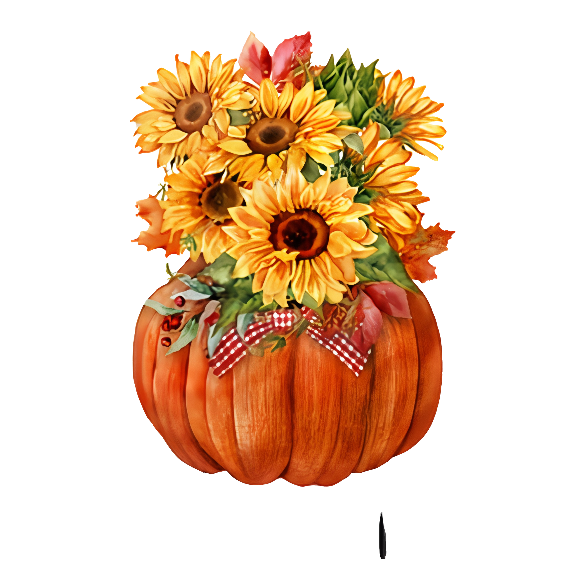 Briarwood Lane Sunflowers in Pumpkins Metal Art