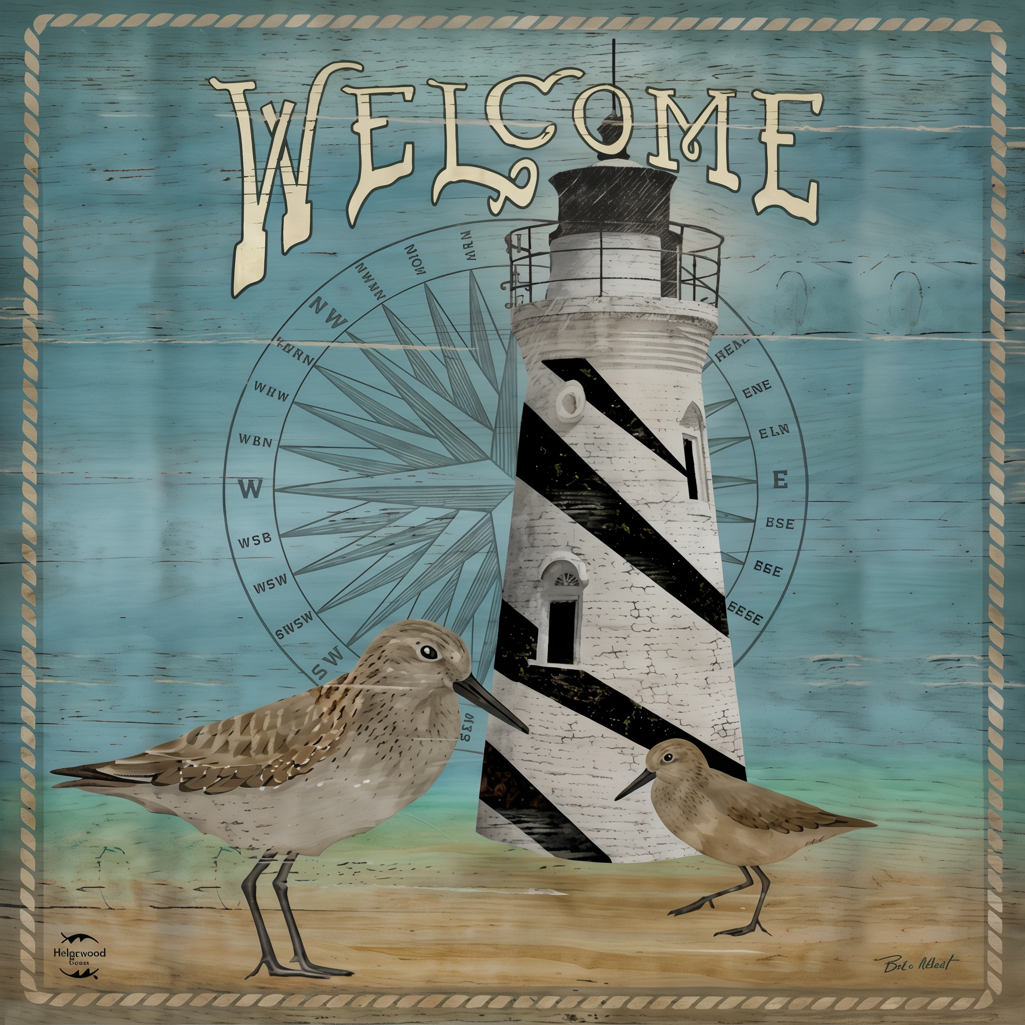 Briarwood Lane Welcome Lighthouse Garden Flag