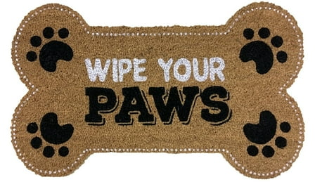 Briarwood Lane Wipe Your Paws Pet Natural Fiber Coir Doormat