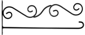 Briarwood Lane Wrought Iron Scroll Garden Flag Holder Wall Bracket